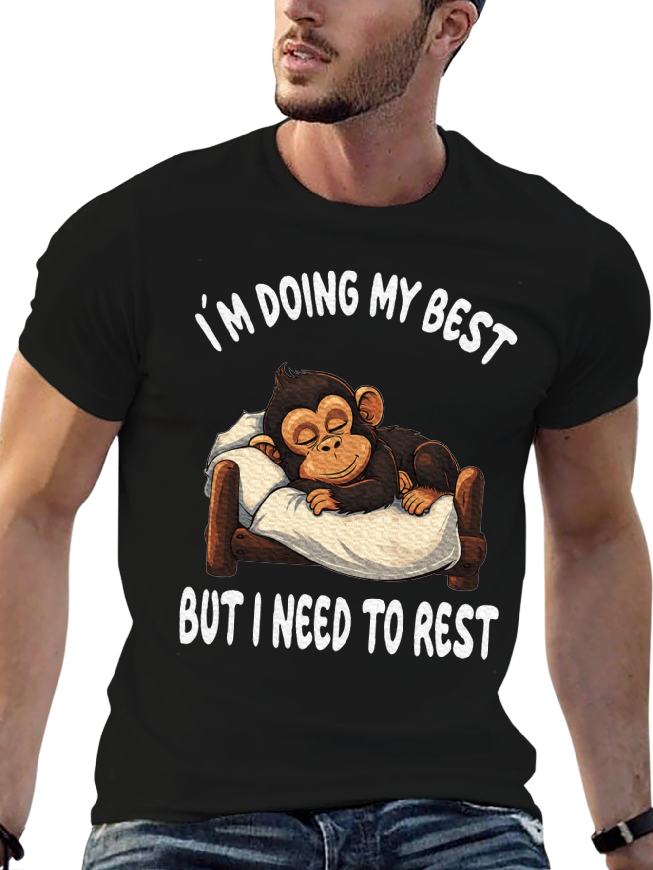 Im Doing My Best Monkey Rest T-Shirt