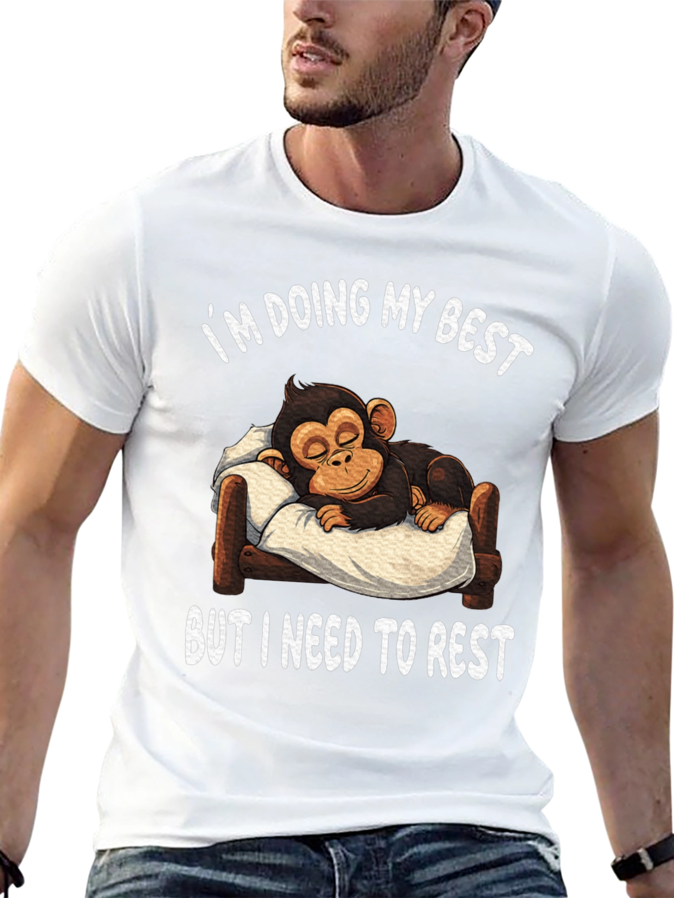 Im Doing My Best Monkey Rest T-Shirt