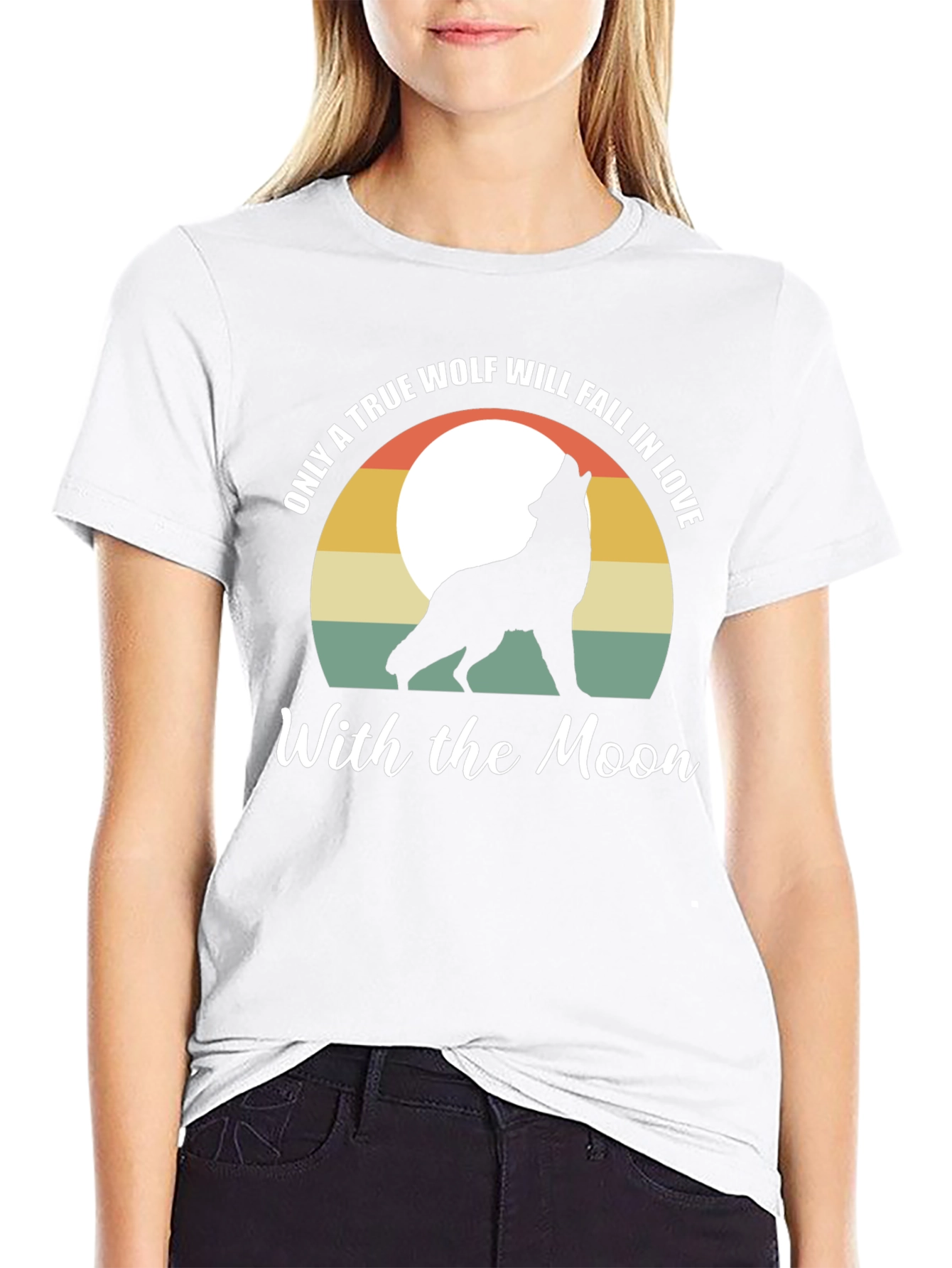 Wolf Moon Graphic Tee - Mens Black T-Shirt
