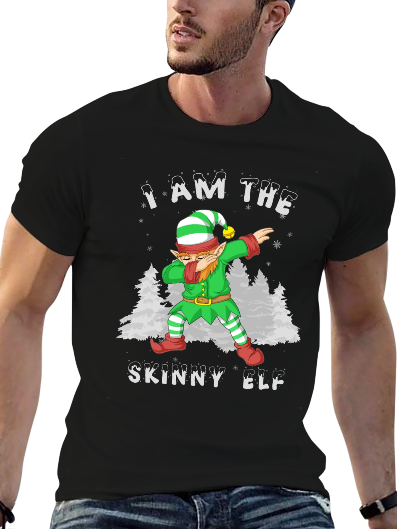 I am the Skinny Elf Dab Christmas T-Shirt