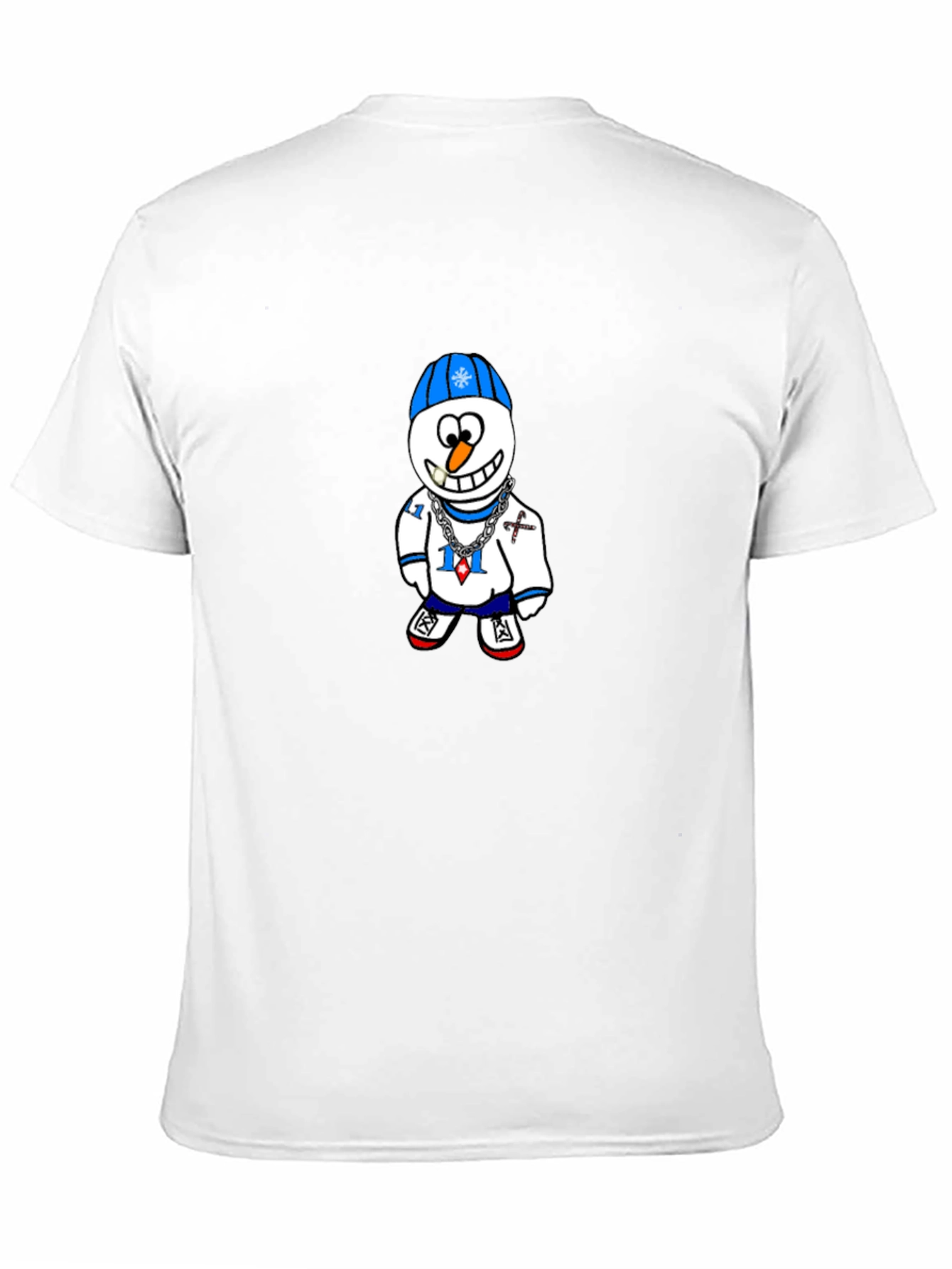 Hip Hop Snowman Graphic Tee