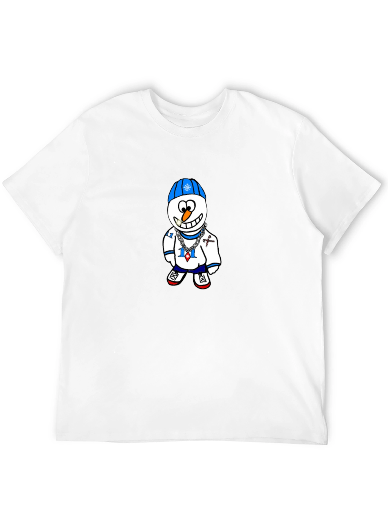 Hip Hop Snowman Graphic Tee