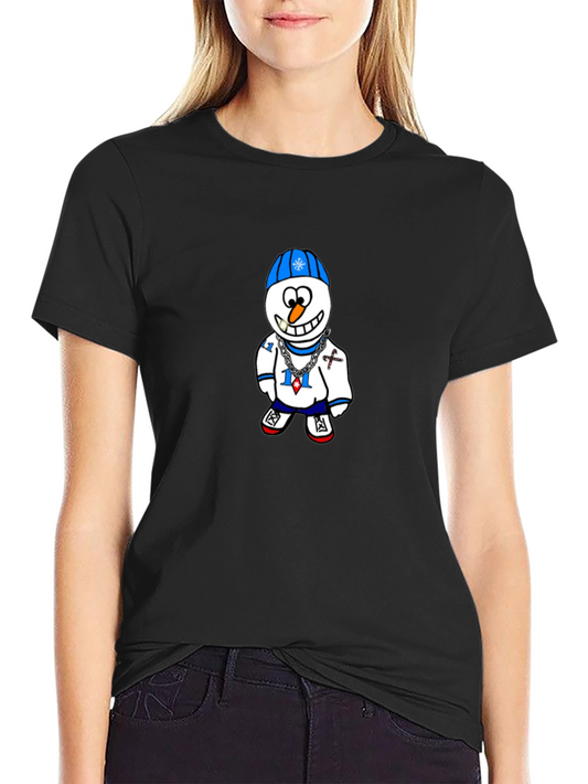 Hip Hop Snowman Graphic Tee