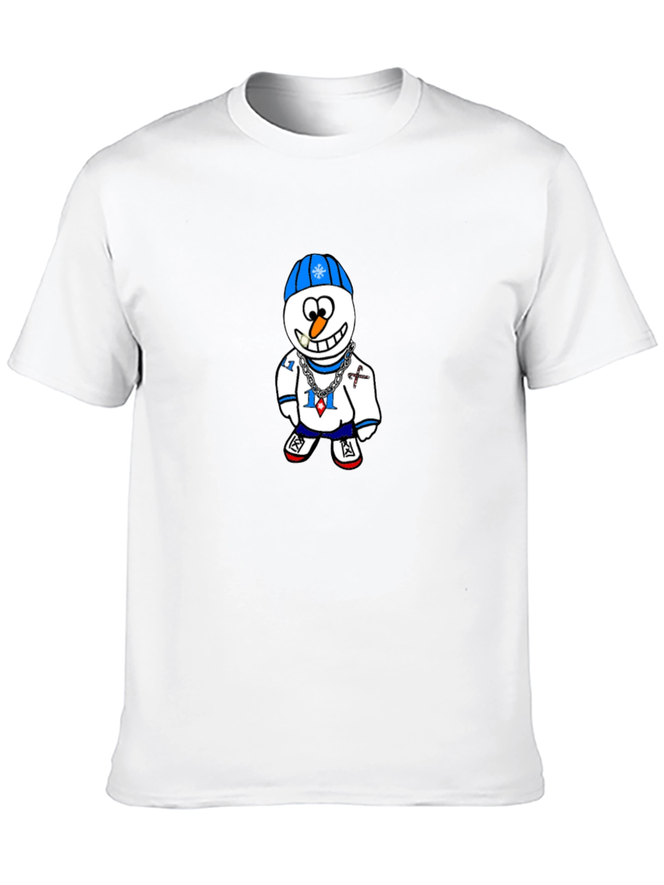 Hip Hop Snowman Graphic Tee