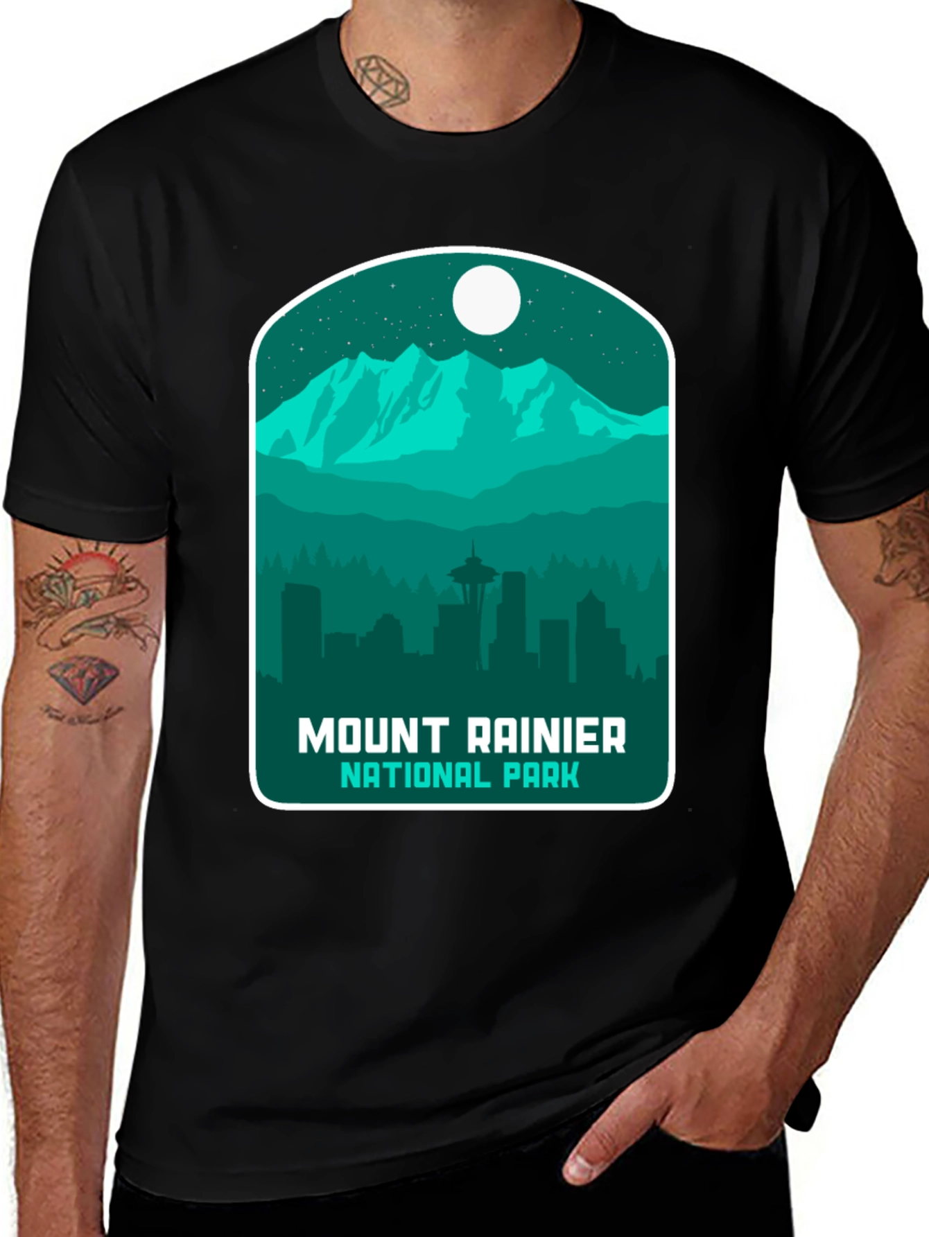 Mount Rainier National Park Graphic Tee