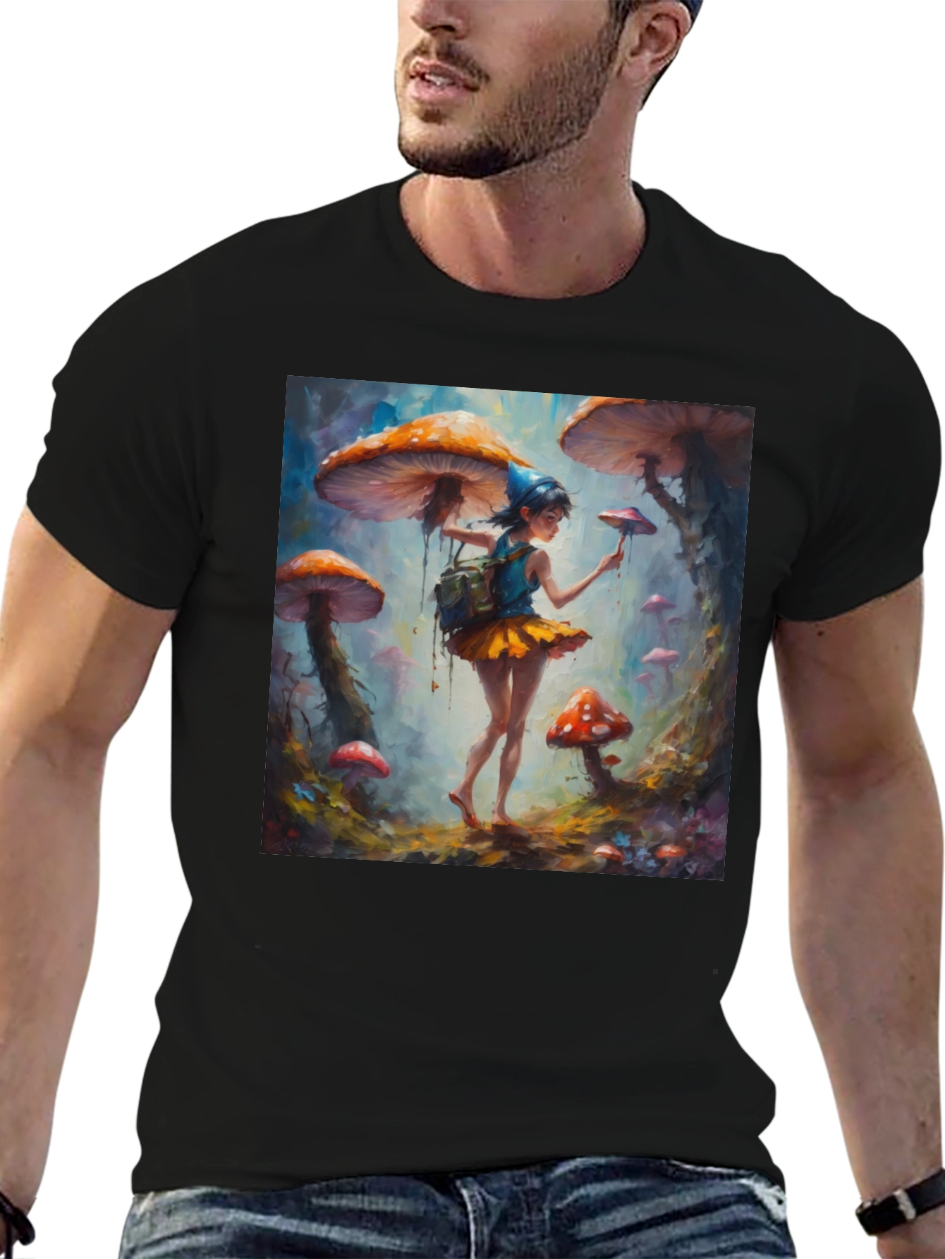 Mushroom Fairy Art T-Shirt