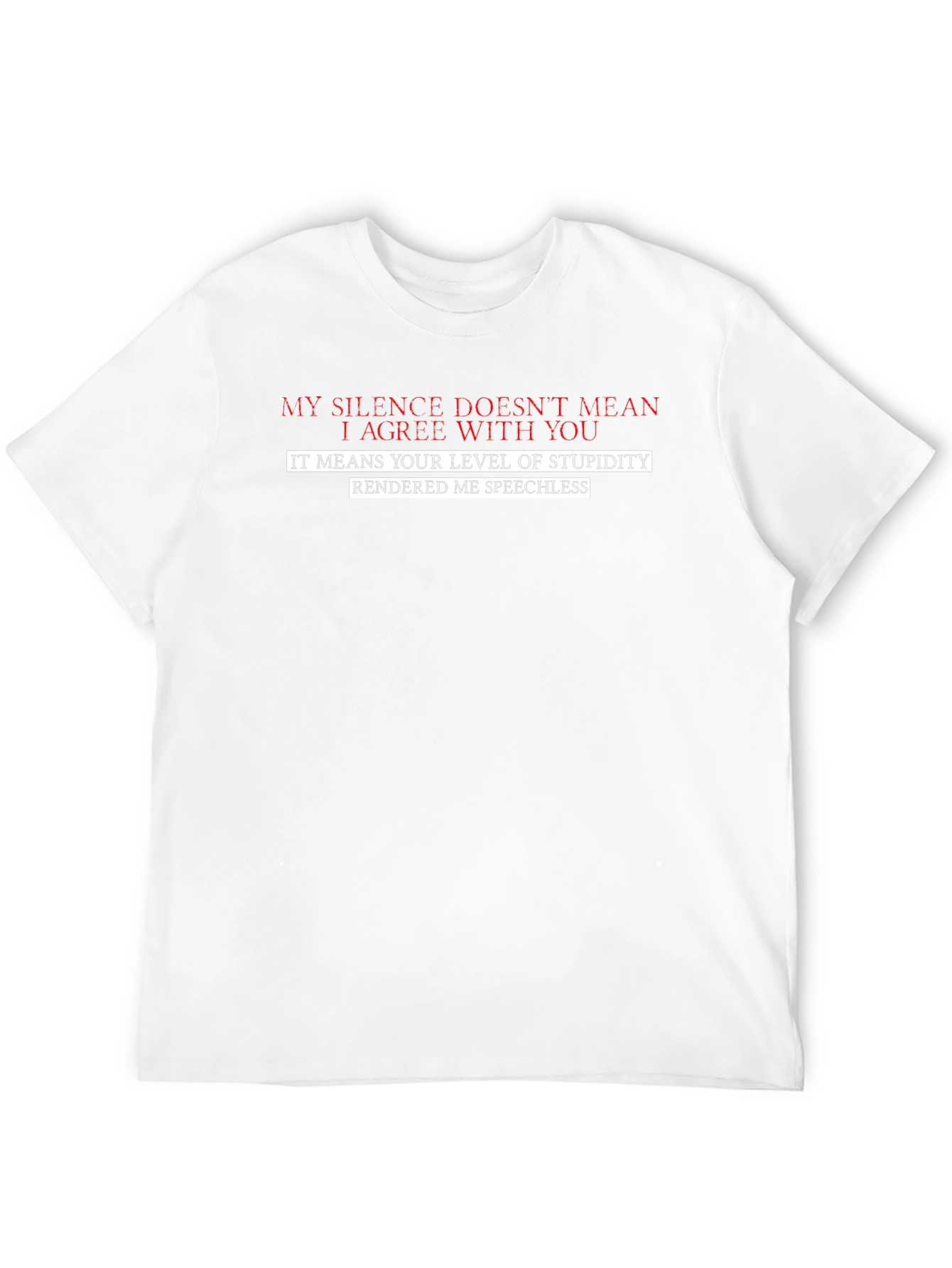 Sarcastic Saying Black T-Shirt