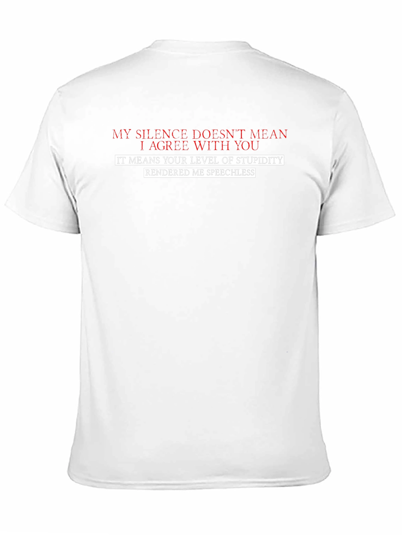 Sarcastic Saying Black T-Shirt