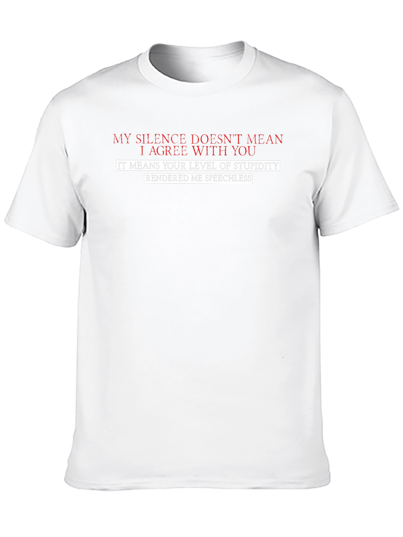 Sarcastic Saying Black T-Shirt
