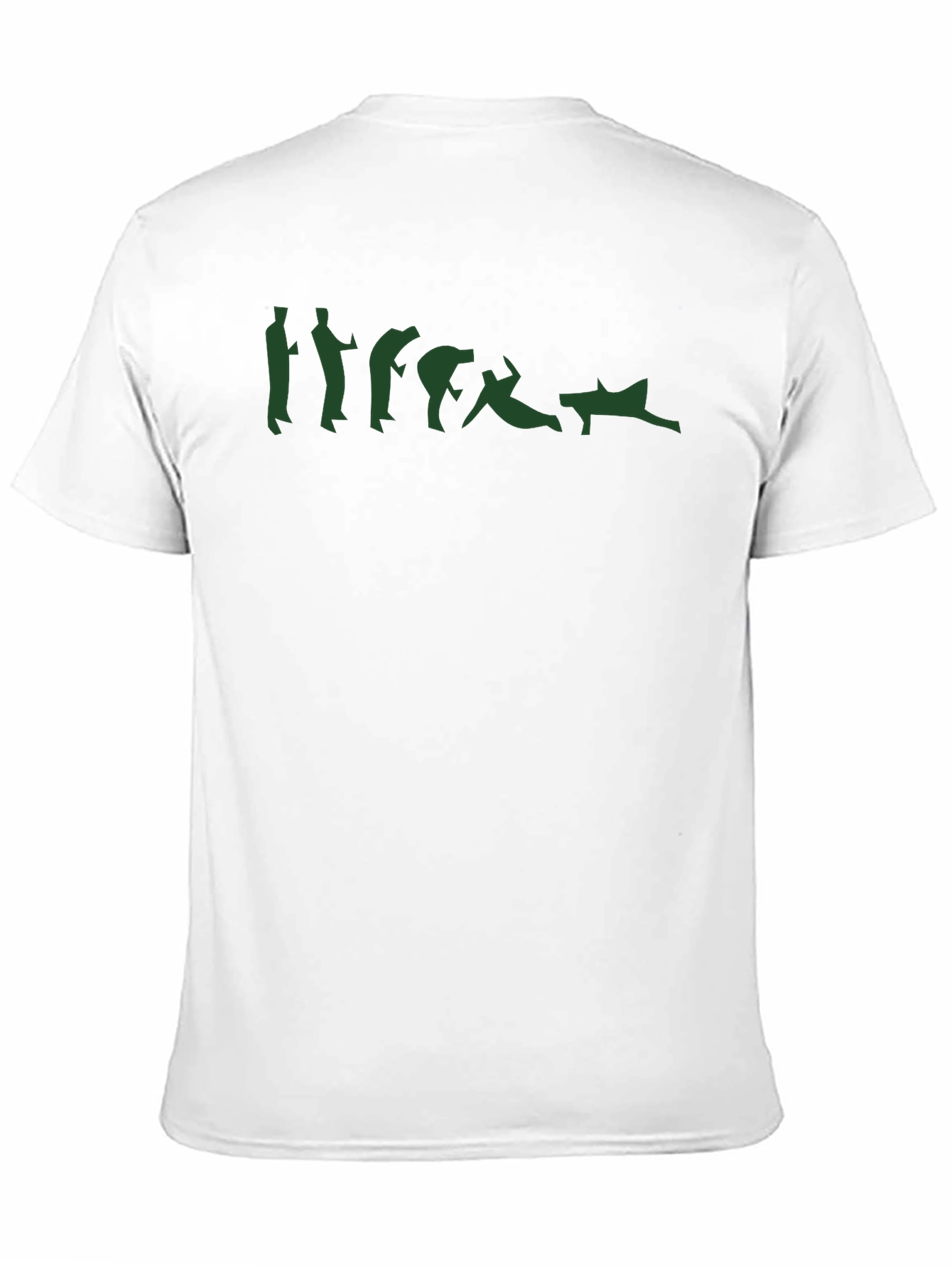 Falling Down Silhouette Black T-Shirt