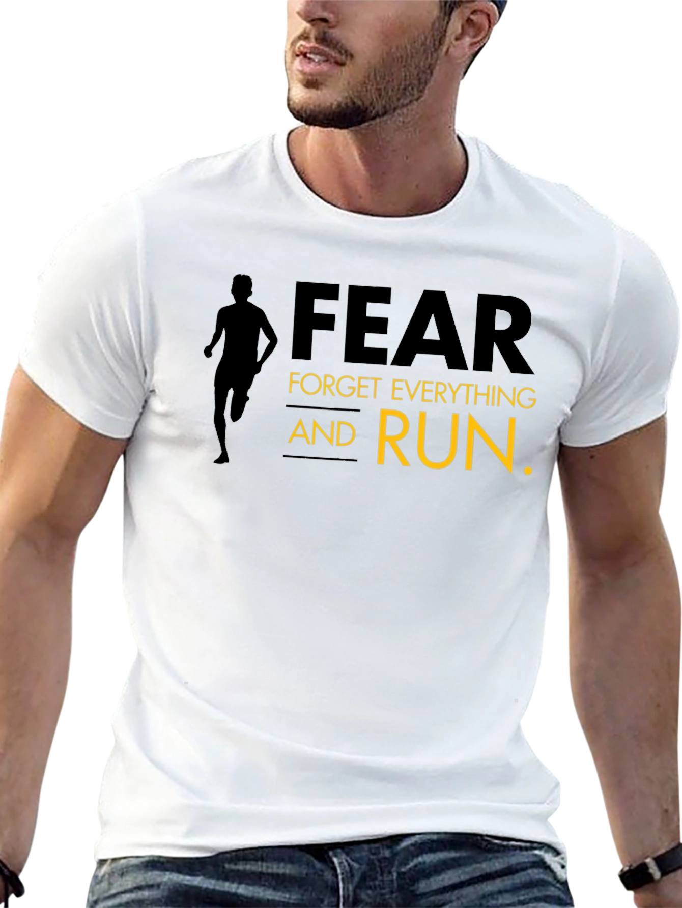 Motivational Fear Run T-Shirt