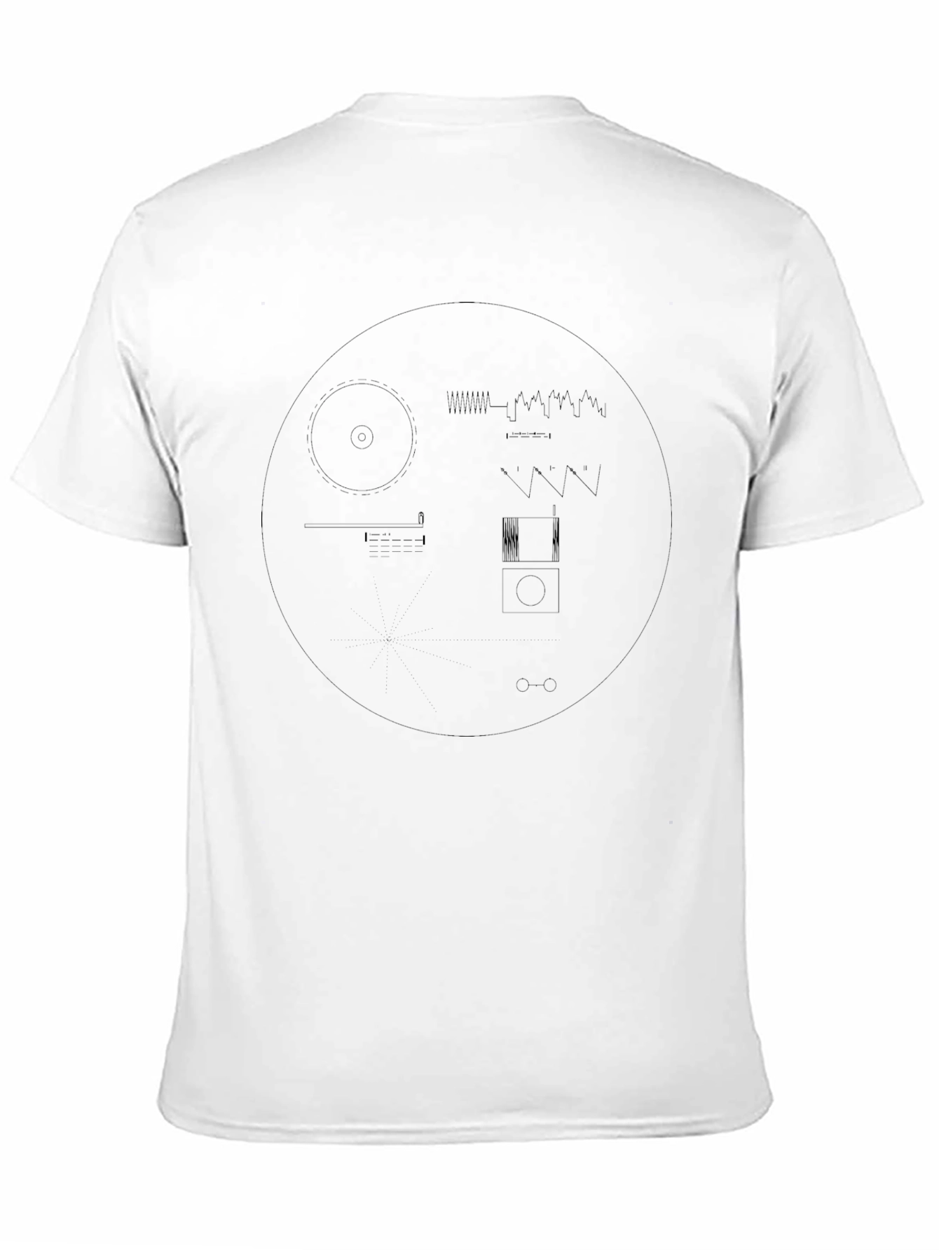 Abstract Art Black T-Shirt