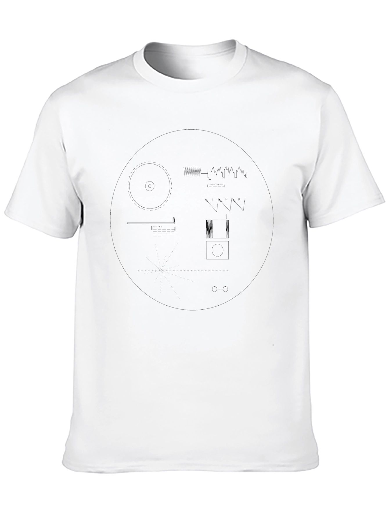 Abstract Art Black T-Shirt