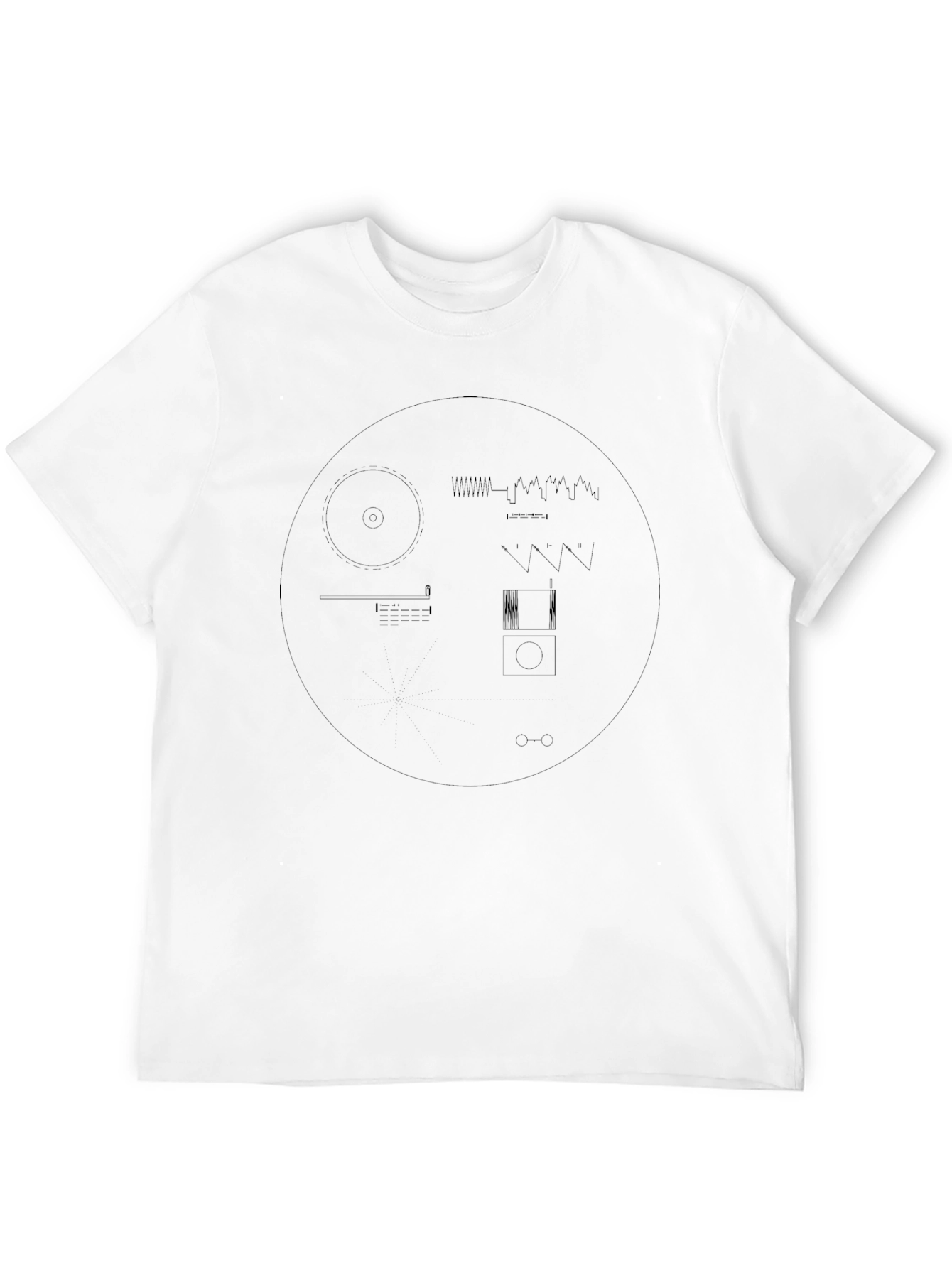 Abstract Art Black T-Shirt
