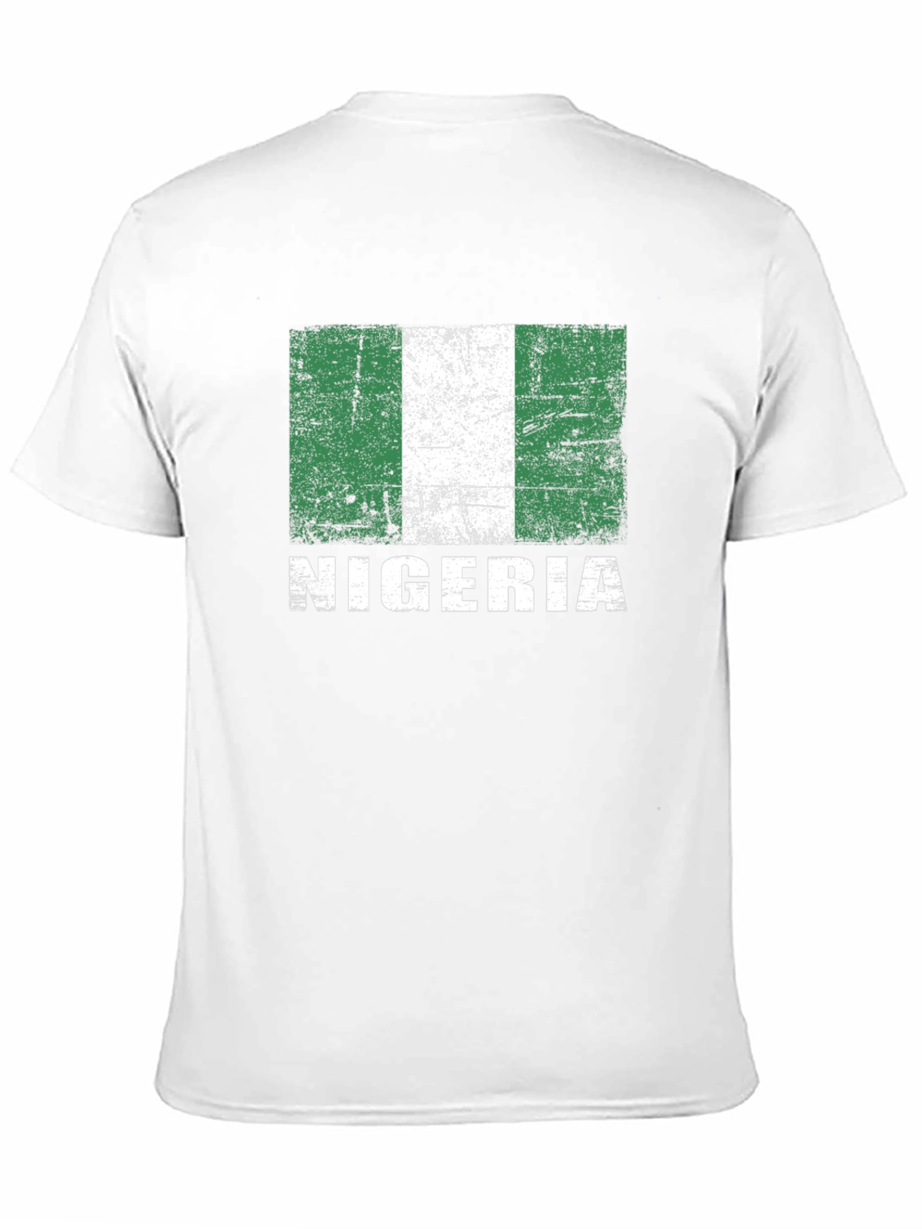 Nigeria Flag T-Shirt - Distressed Graphic Tee