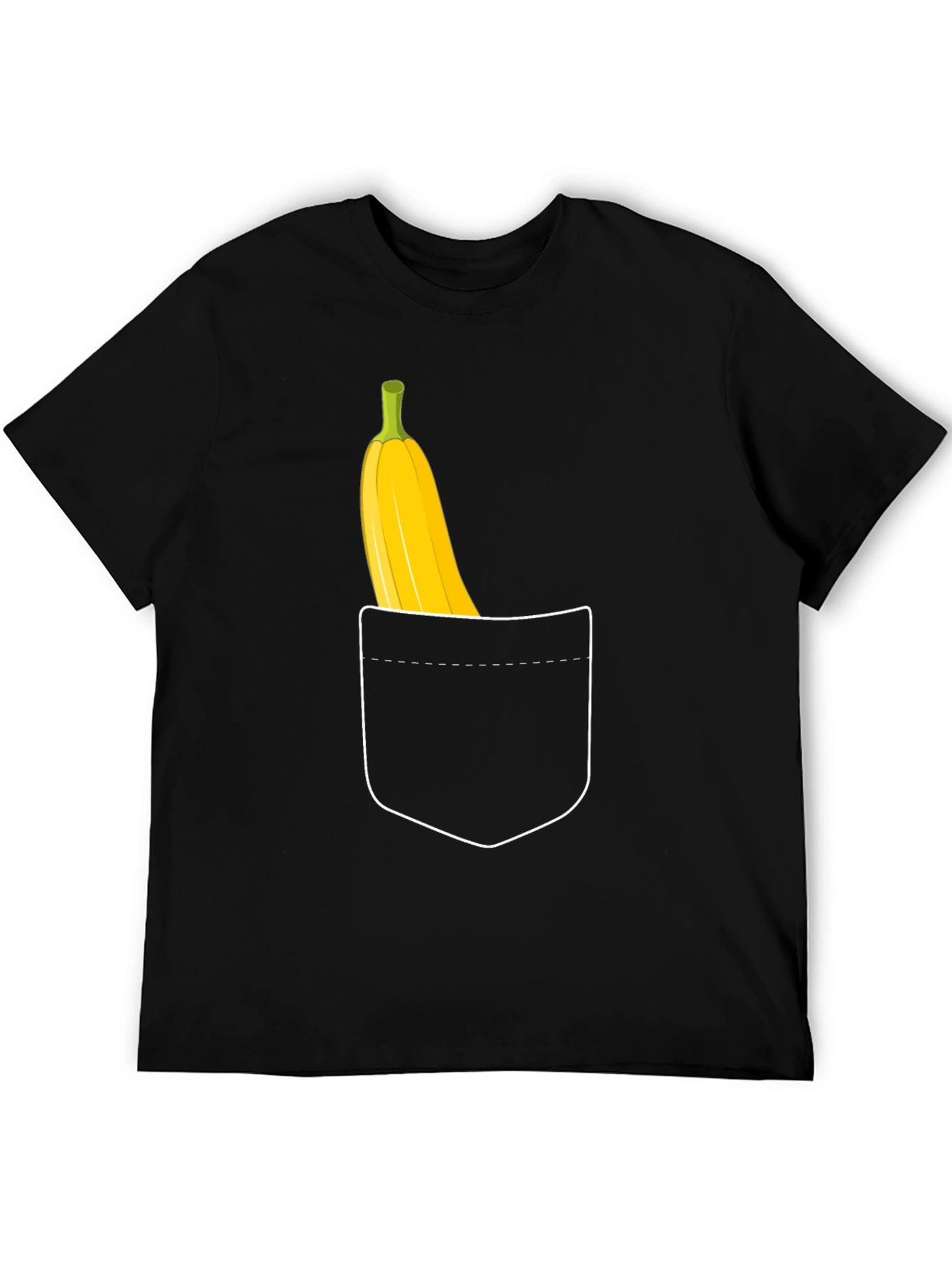 Banana Pocket Graphic Tee - Quirky Fun