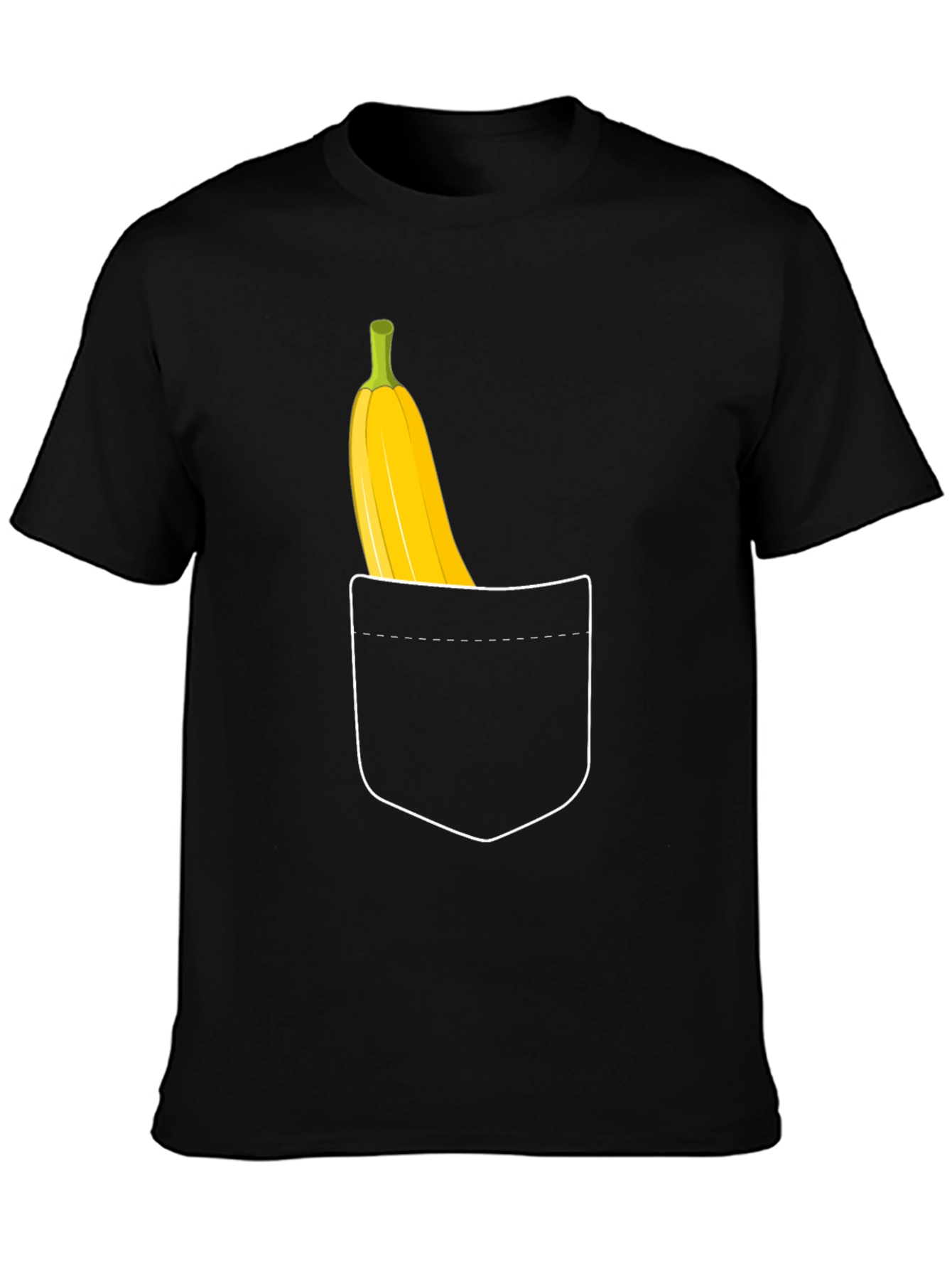 Banana Pocket Graphic Tee - Quirky Fun