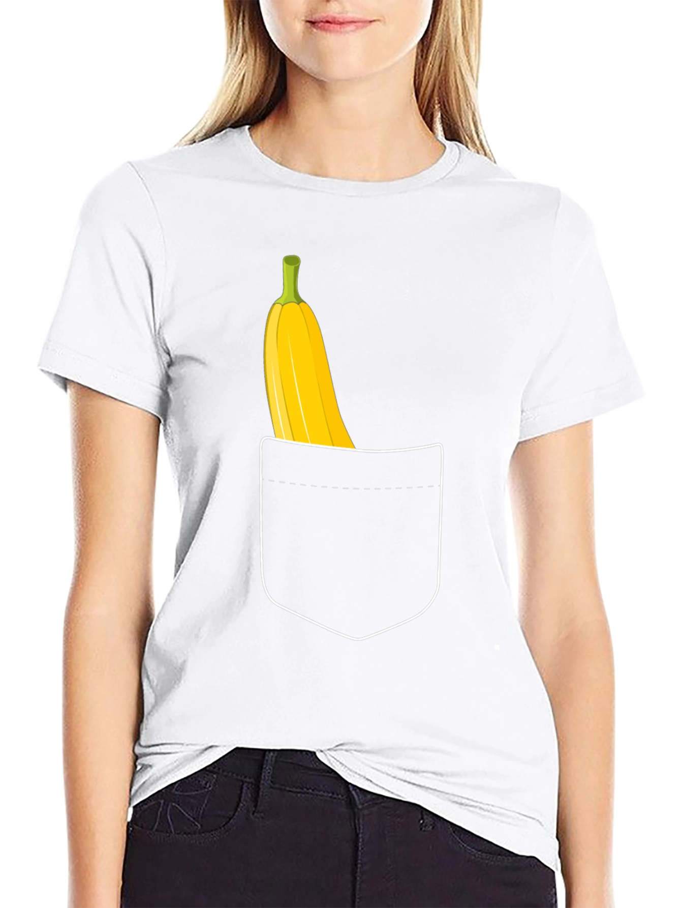 Banana Pocket Graphic Tee - Quirky Fun