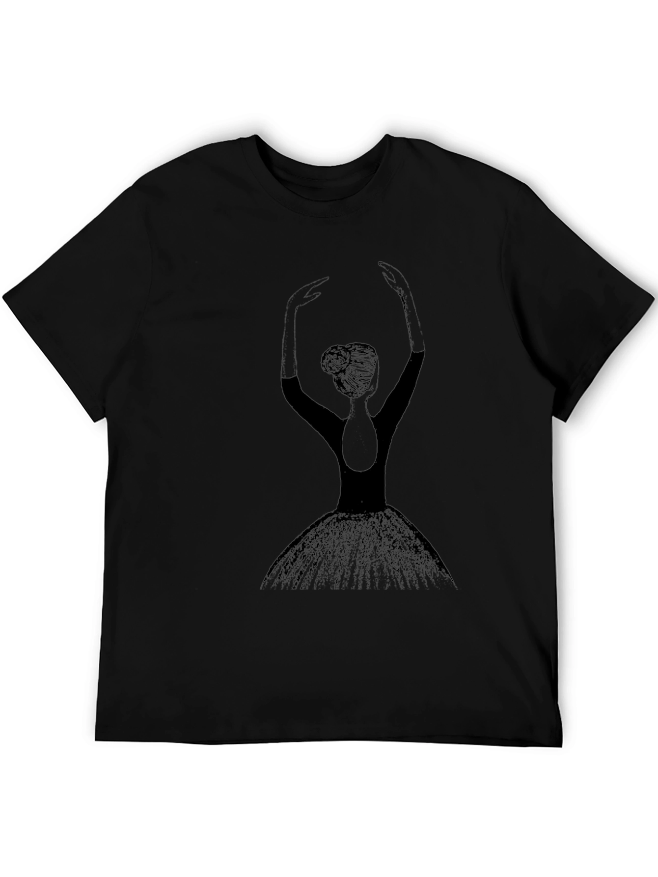 Ballerina Graphic Tee - Black