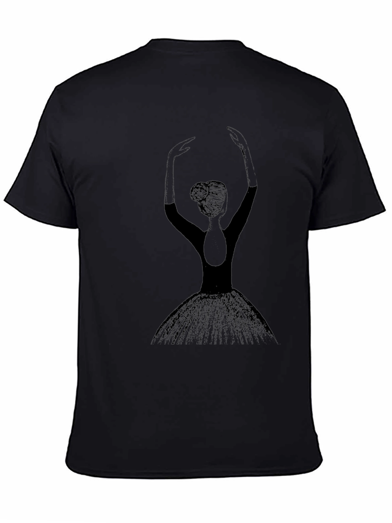 Ballerina Graphic Tee - Black