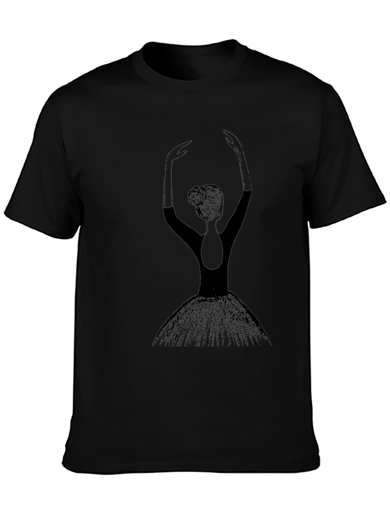 Ballerina Graphic Tee - Black