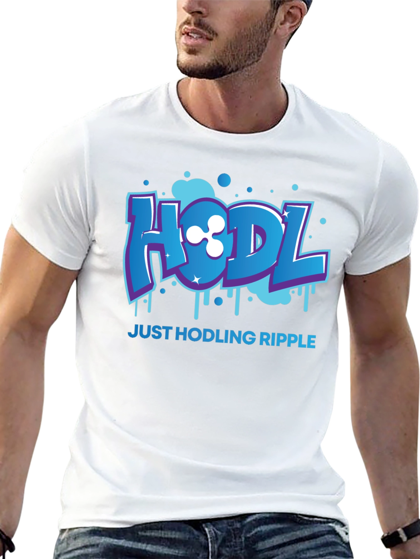 HODL Ripple Crypto Black T-Shirt