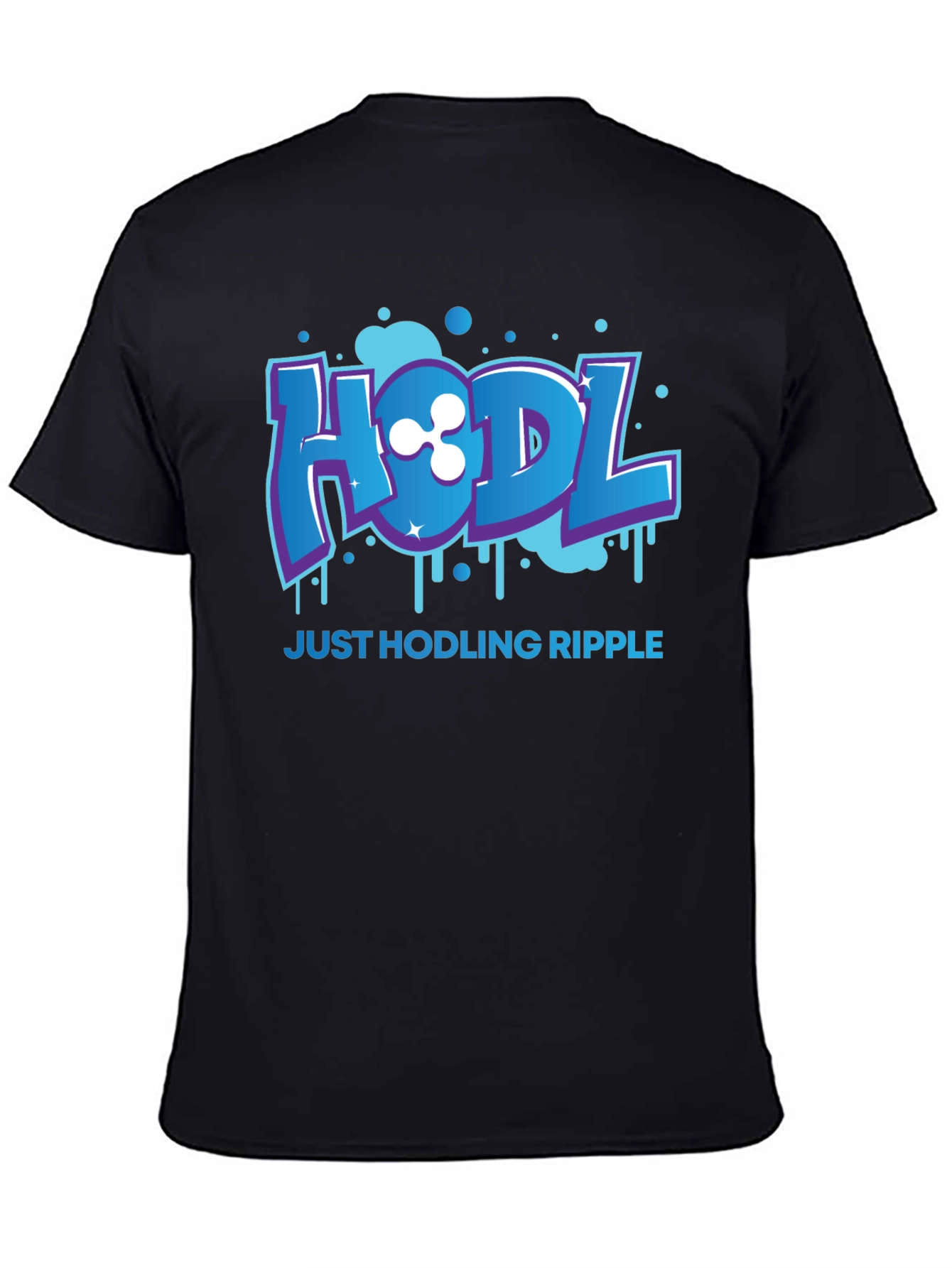 HODL Ripple Crypto Black T-Shirt