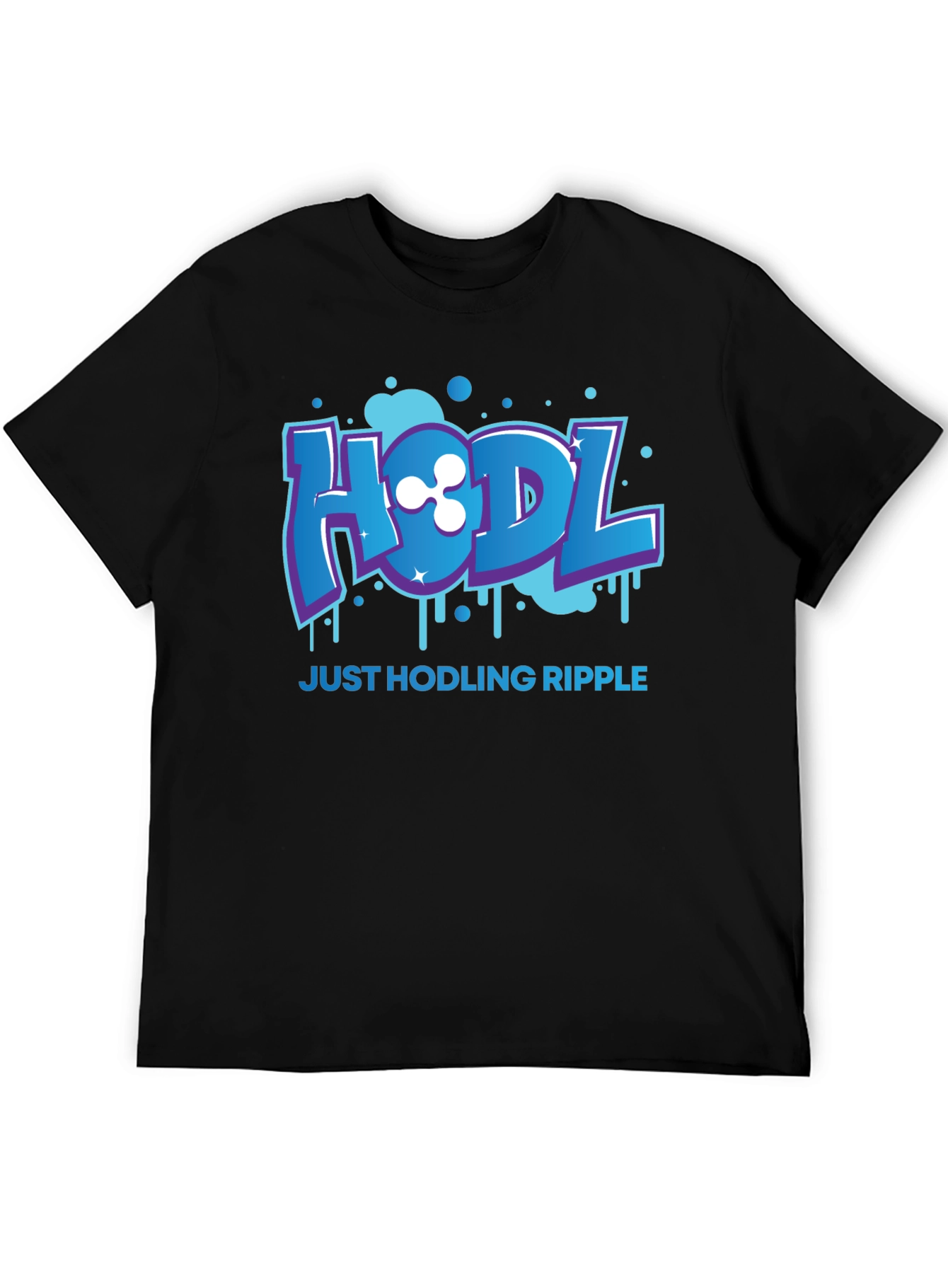 HODL Ripple Crypto Black T-Shirt