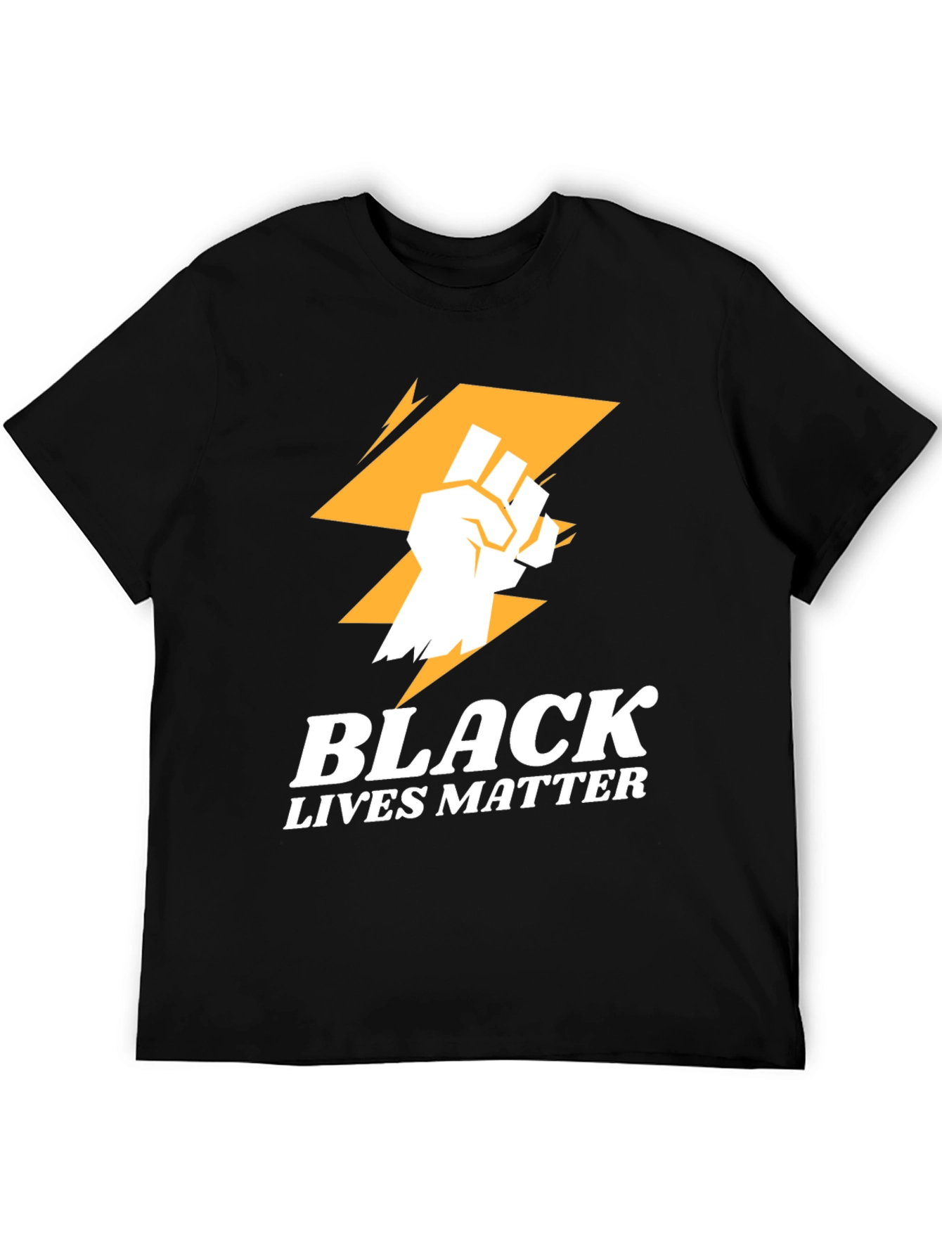 Black Lives Matter Graphic Tee - Fist & Lightning