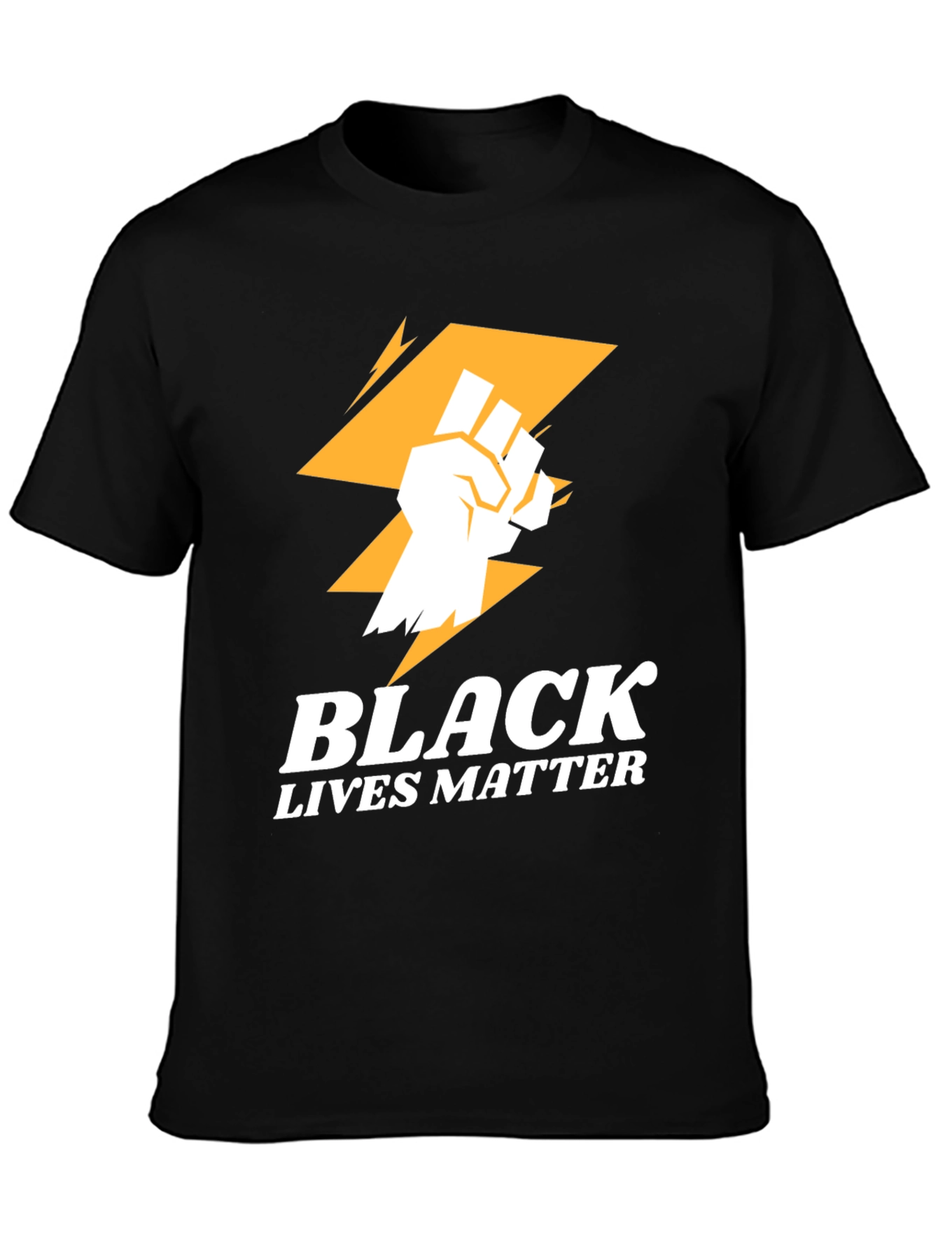Black Lives Matter Graphic Tee - Fist & Lightning