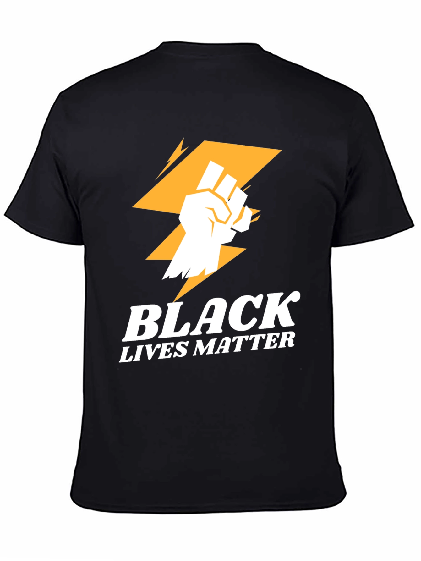Black Lives Matter Graphic Tee - Fist & Lightning