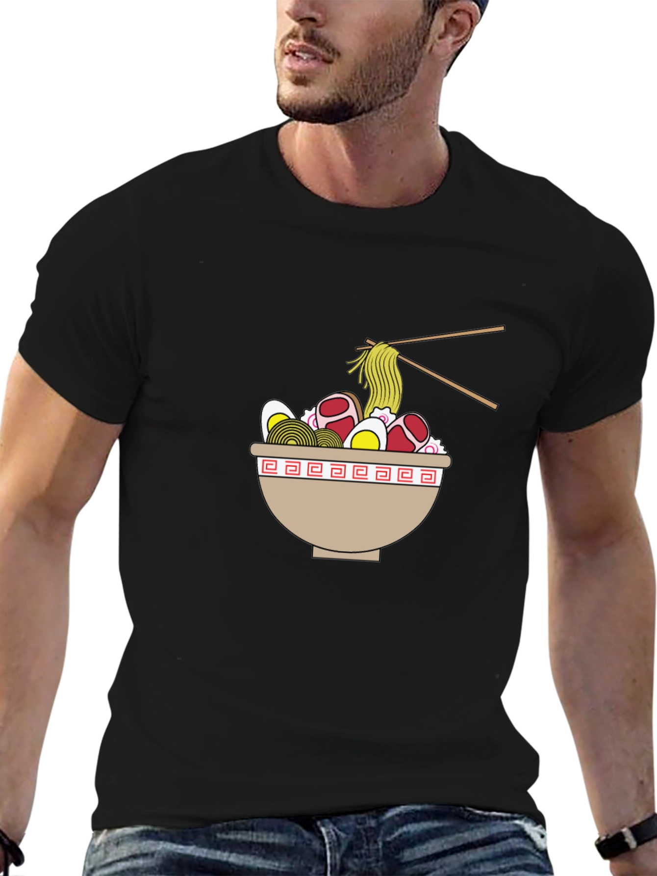 Ramen Bowl Graphic Tee - Unisex Casual T-Shirt
