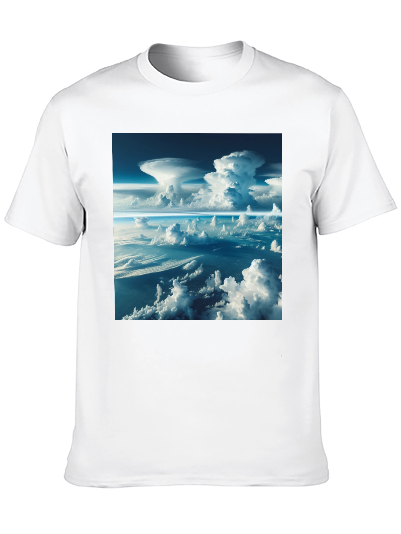 Cloudscape Graphic Tee - Unique Sky Print