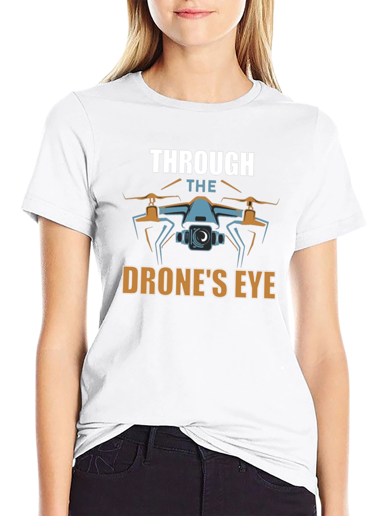 Through the Drones Eye Graphic T-Shirt