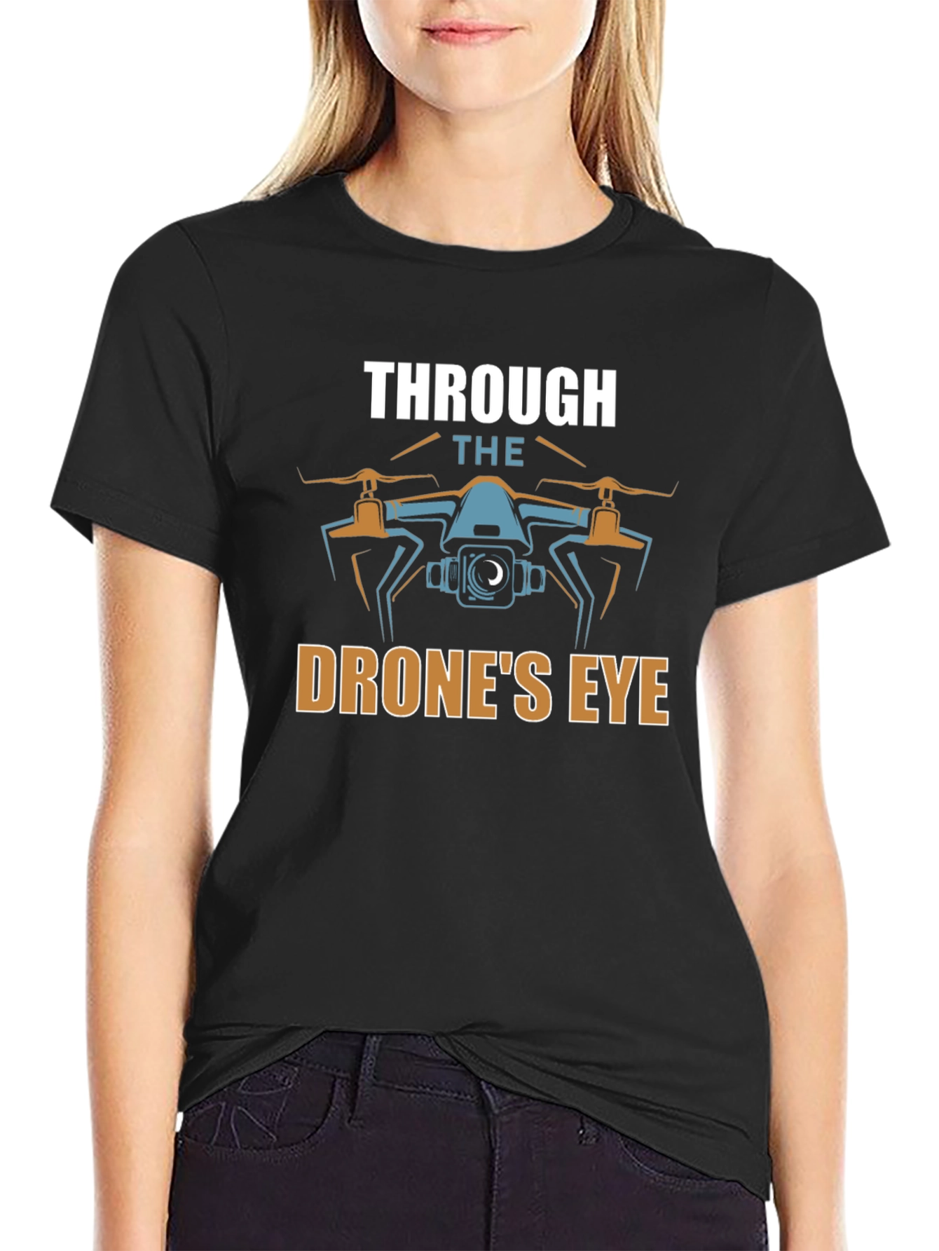 Through the Drones Eye Graphic T-Shirt
