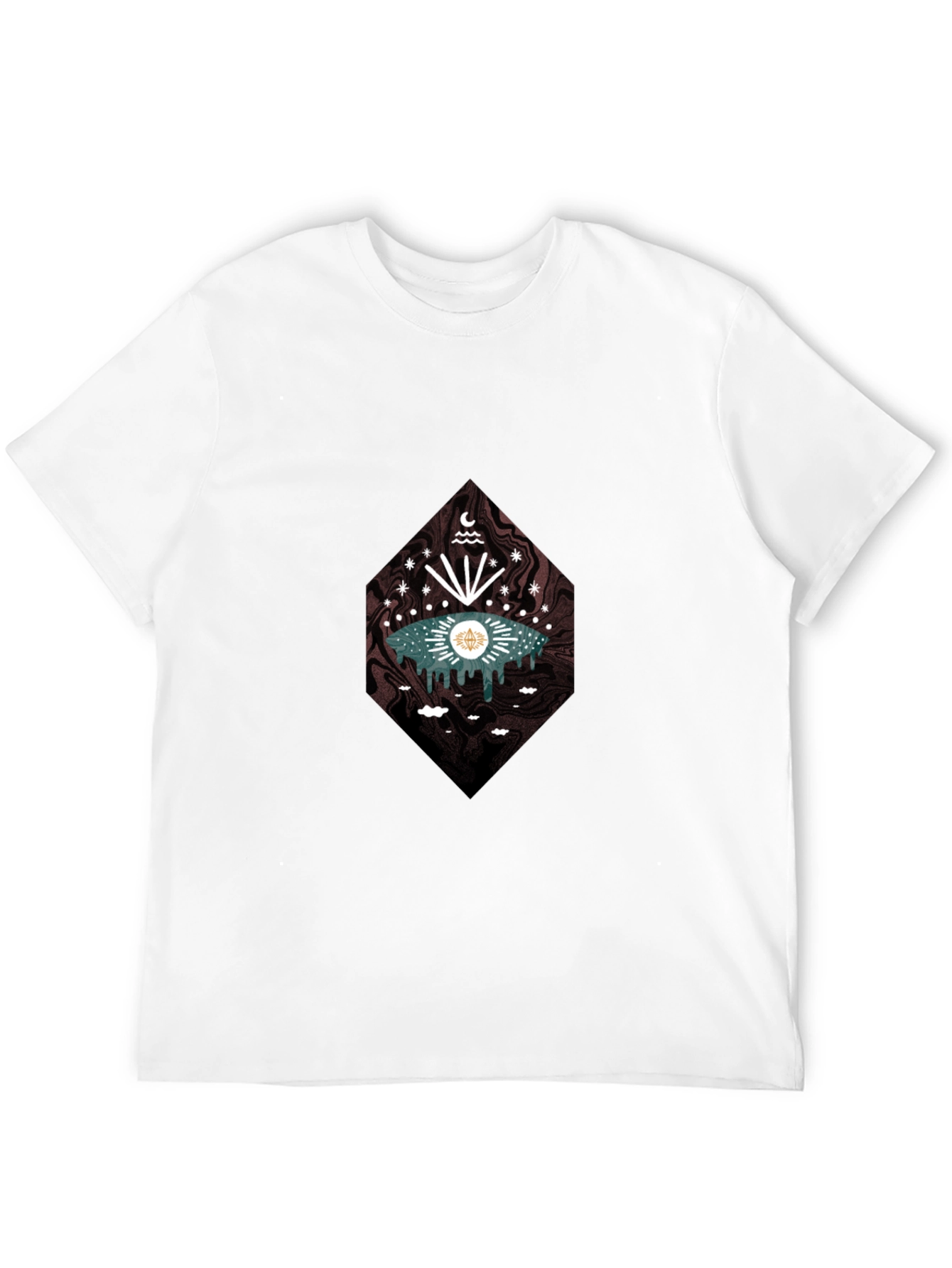 Eye Graphic T-Shirt Black Cotton Tee