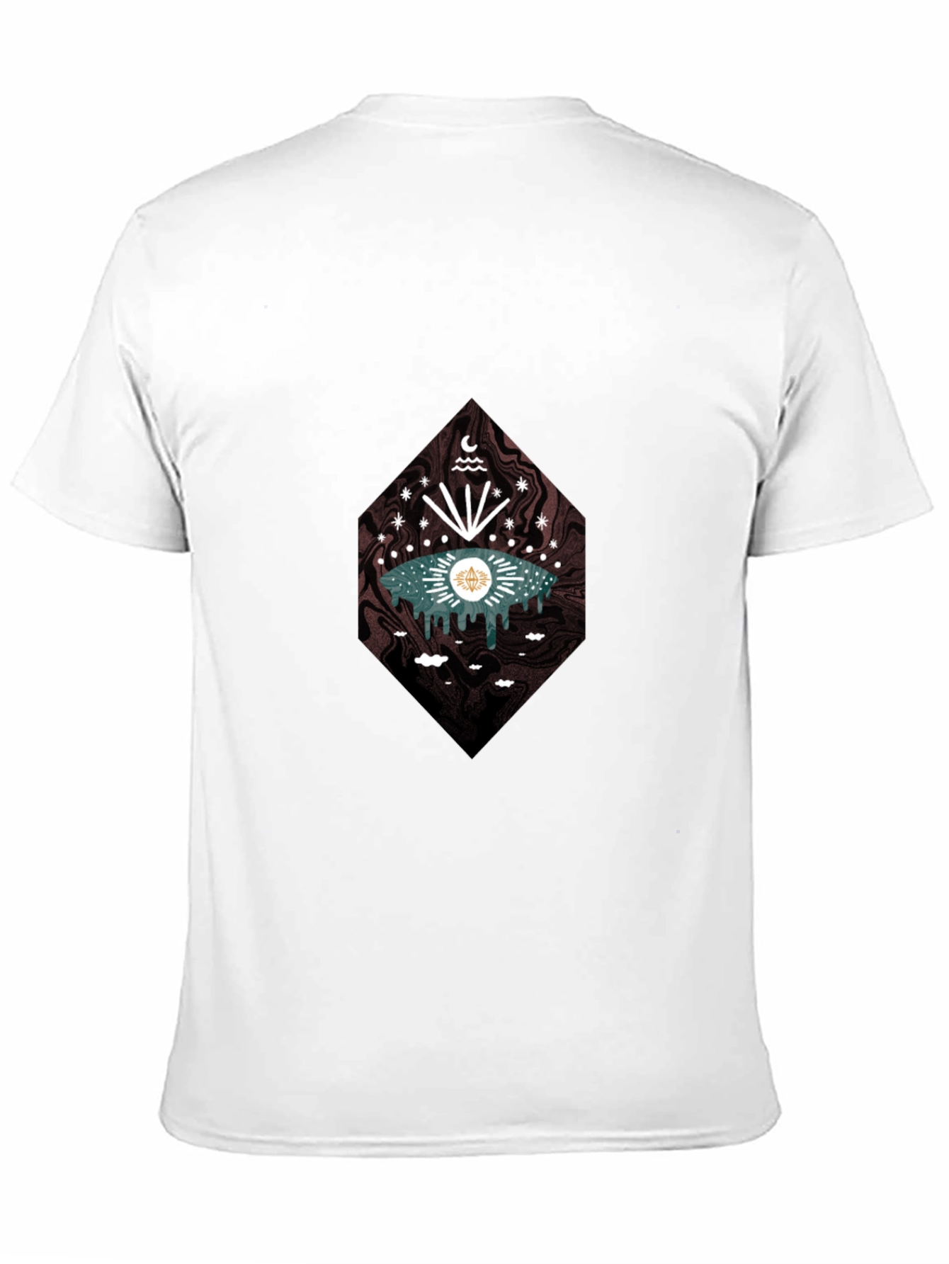 Eye Graphic T-Shirt Black Cotton Tee