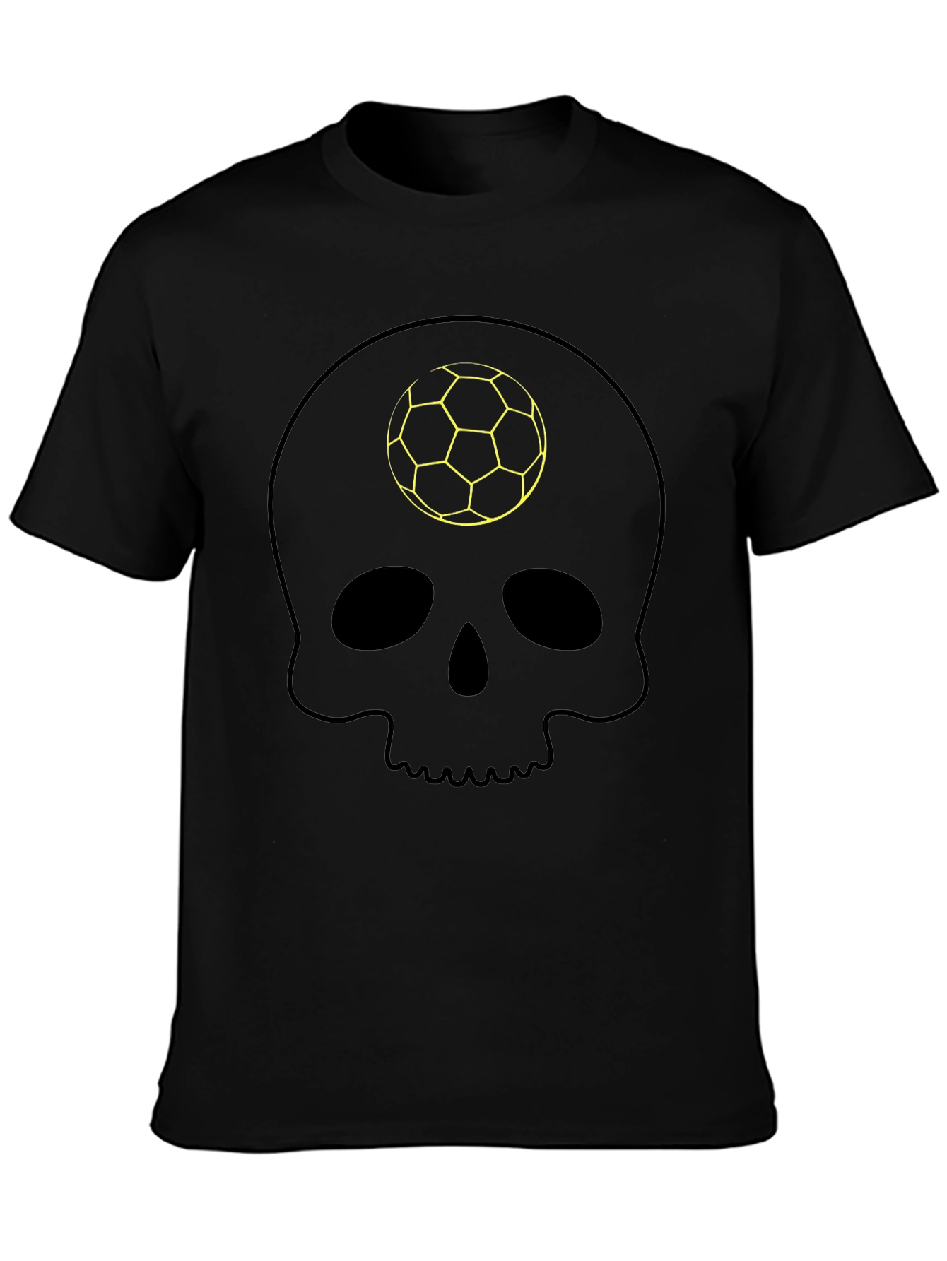 Skull Soccer T-Shirt - Stylish Graphic Tee