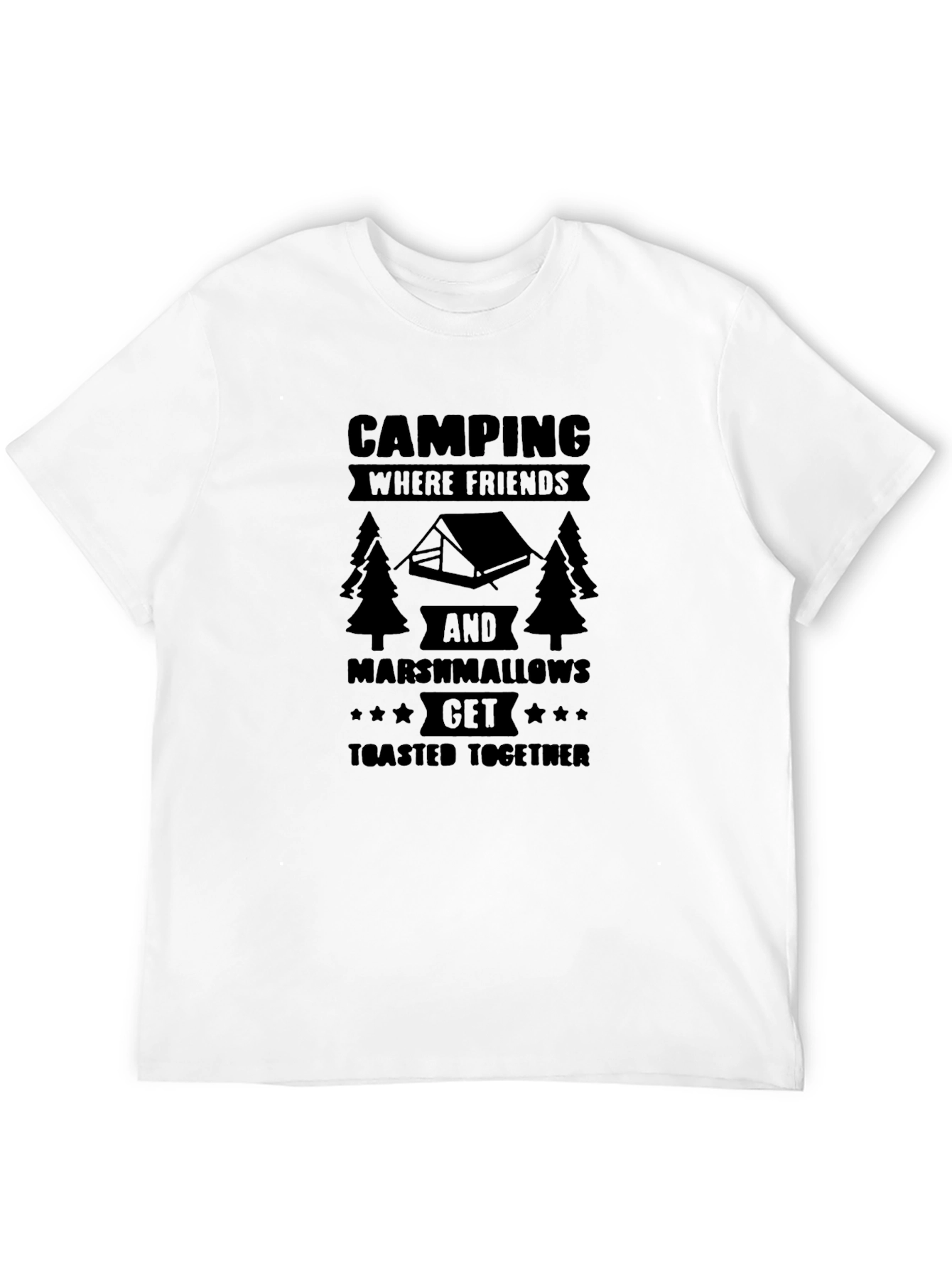 Camping Friends Marshmallows T-Shirt