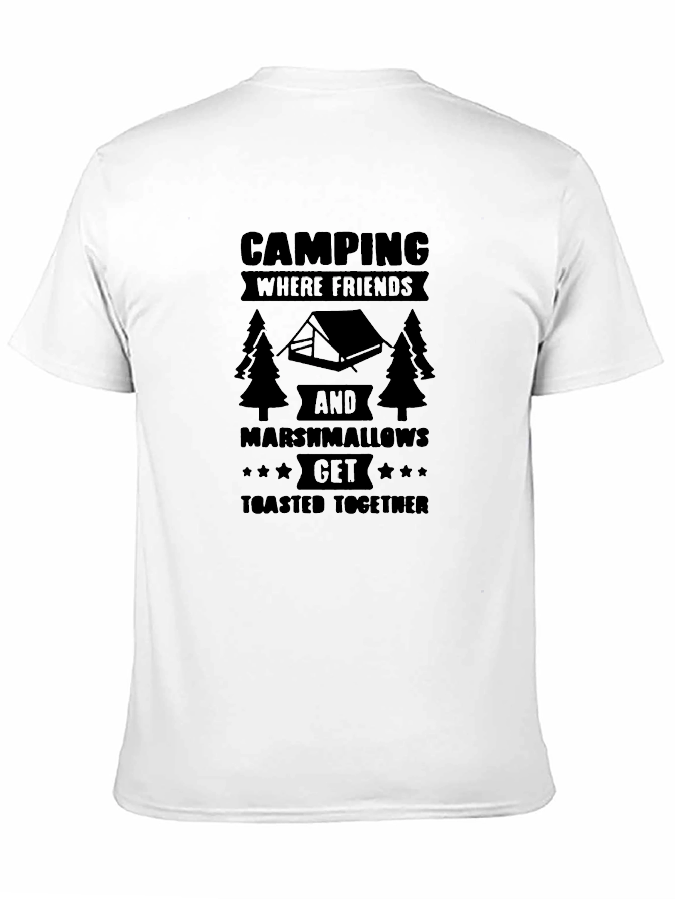 Camping Friends Marshmallows T-Shirt