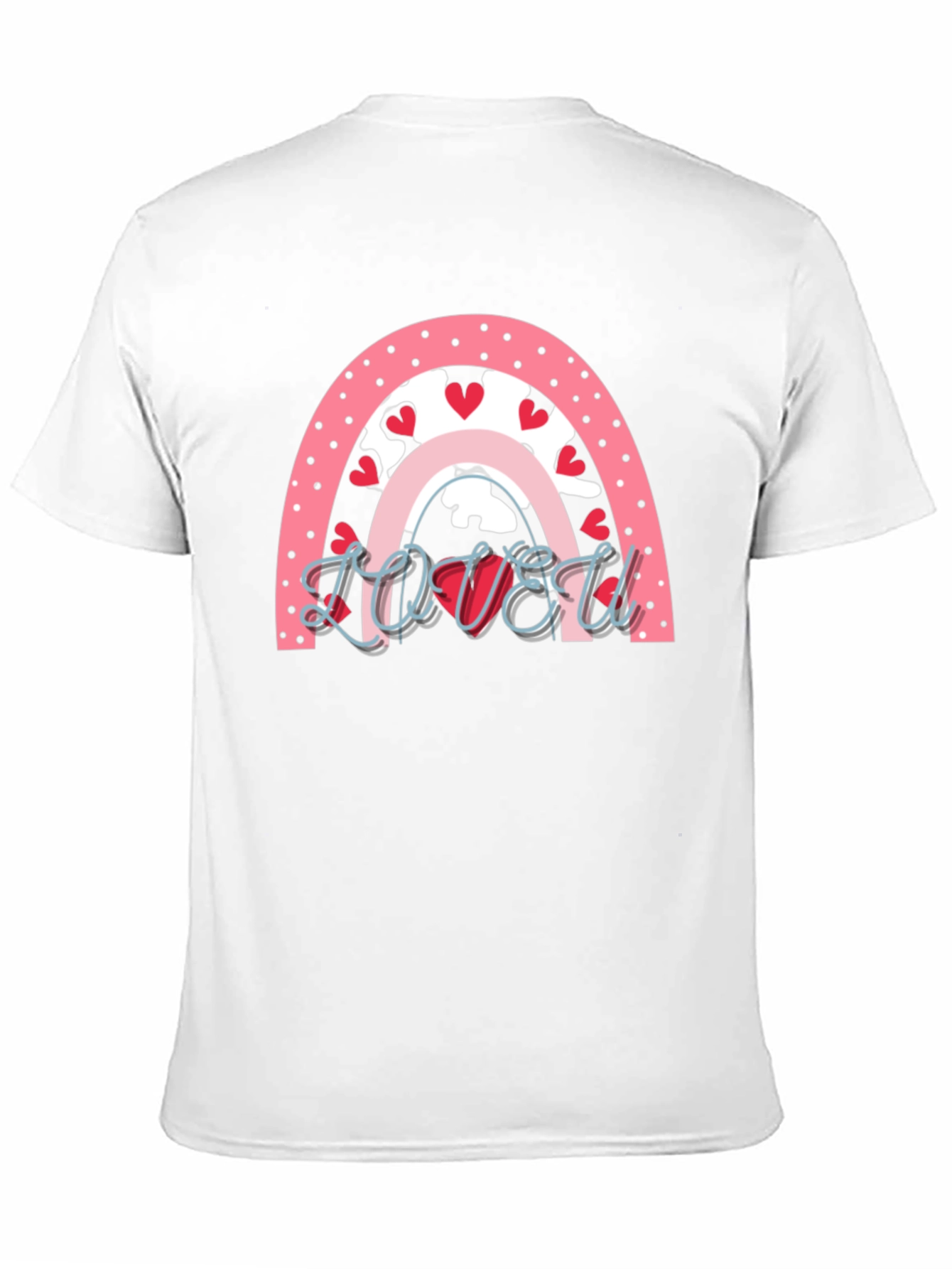 Loved Valentines Day Rainbow Shirt