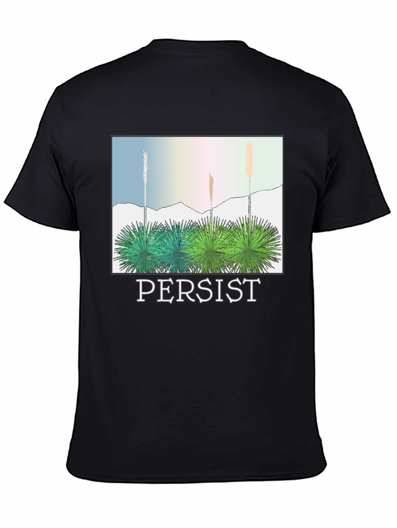 Persist Graphic T-Shirt - Desert Landscape Tee