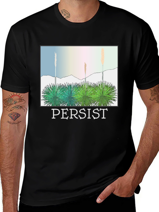 Persist Graphic T-Shirt - Desert Landscape Tee