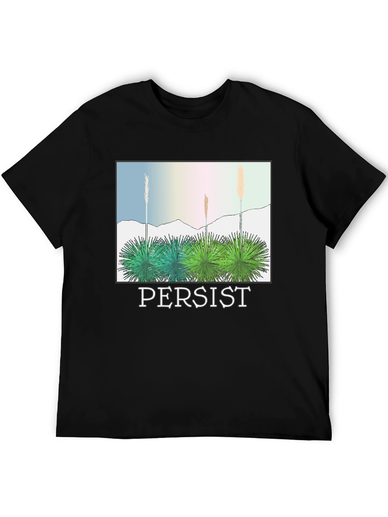 Persist Graphic T-Shirt - Desert Landscape Tee