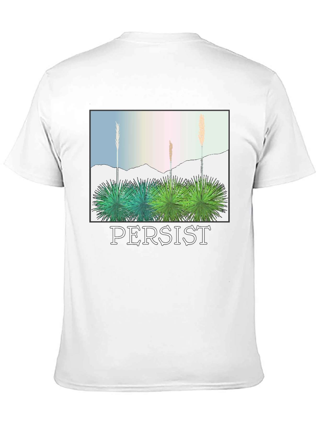 Persist Graphic T-Shirt - Desert Landscape Tee