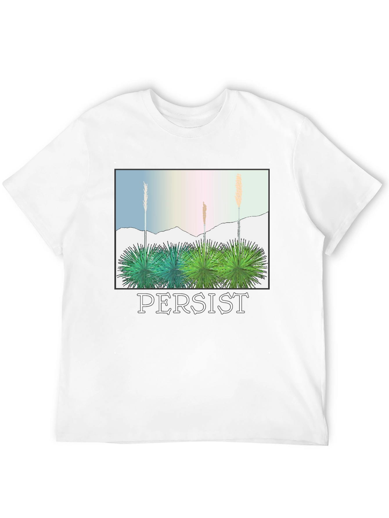 Persist Graphic T-Shirt - Desert Landscape Tee