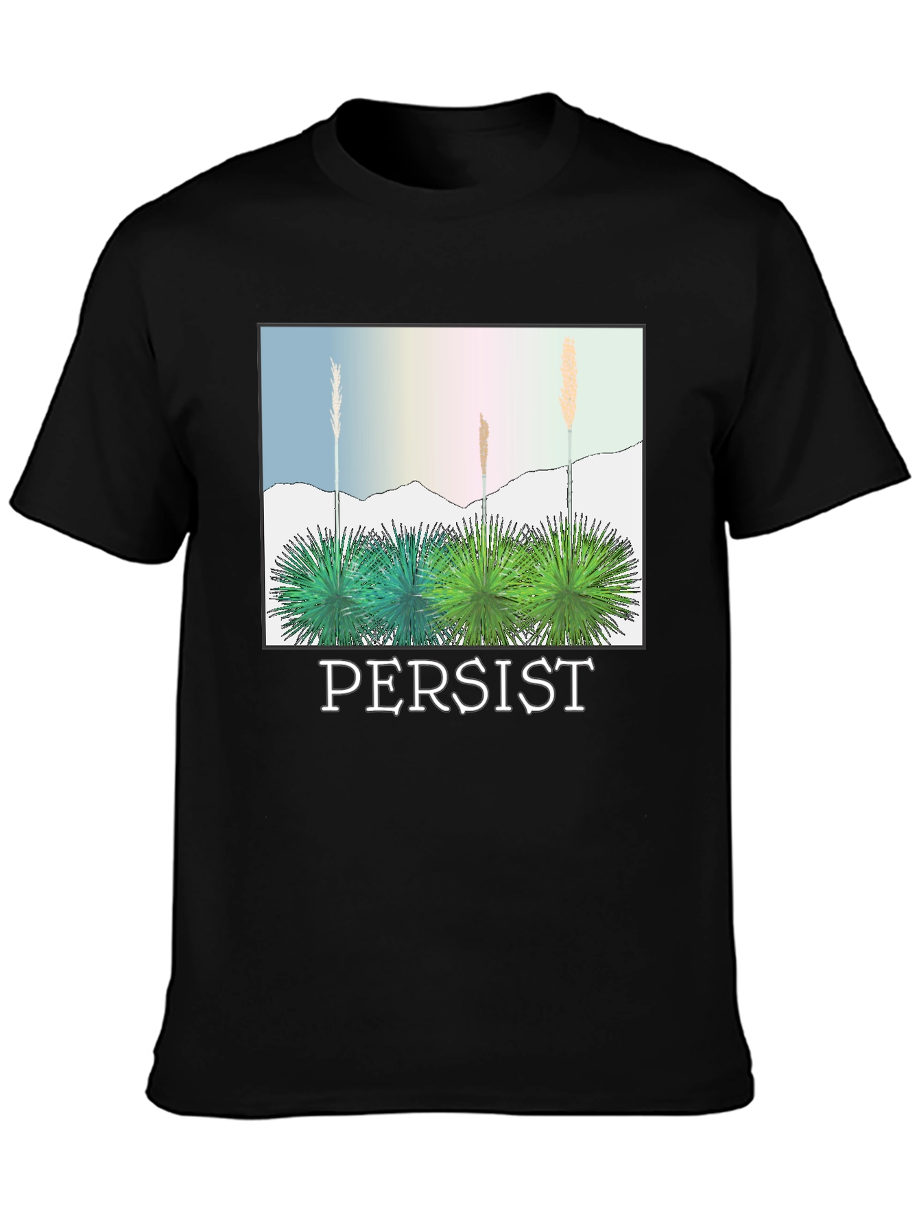 Persist Graphic T-Shirt - Desert Landscape Tee