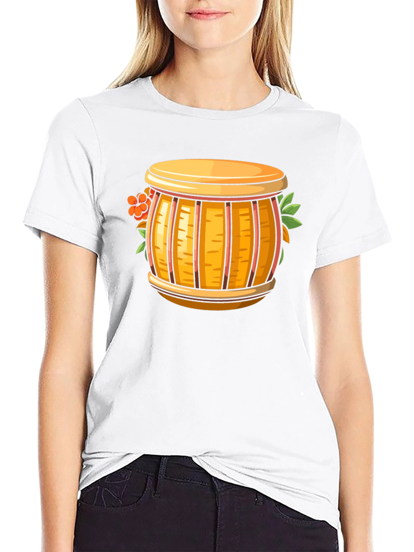 Novelty Barrel Graphic T-Shirt