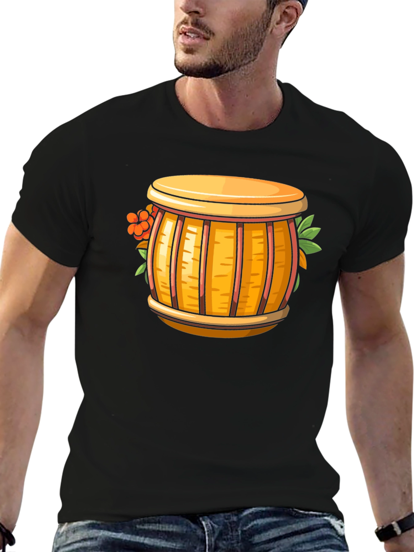 Novelty Barrel Graphic T-Shirt