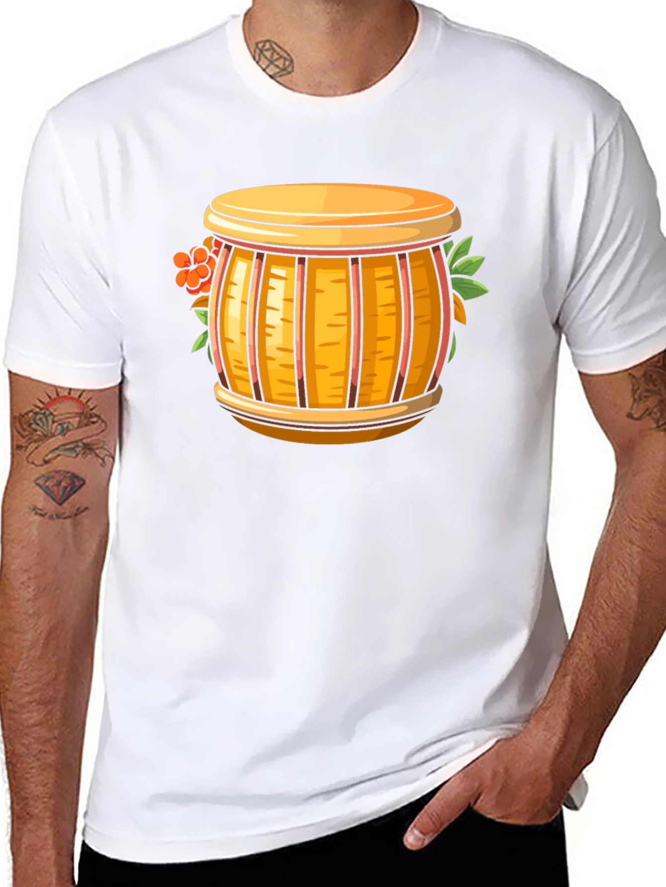 Novelty Barrel Graphic T-Shirt